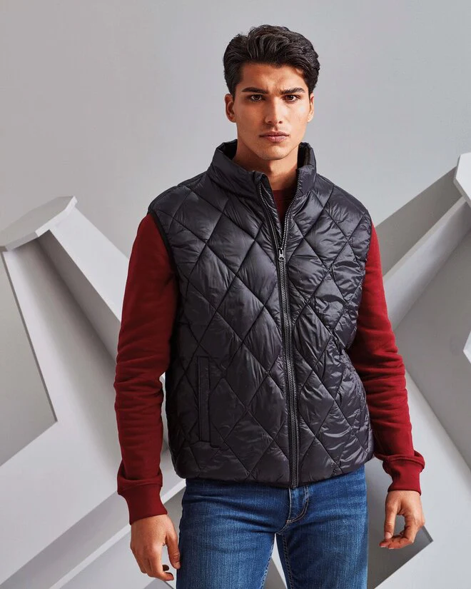 2786 Diamond Pane Padded Gilet - TS033M