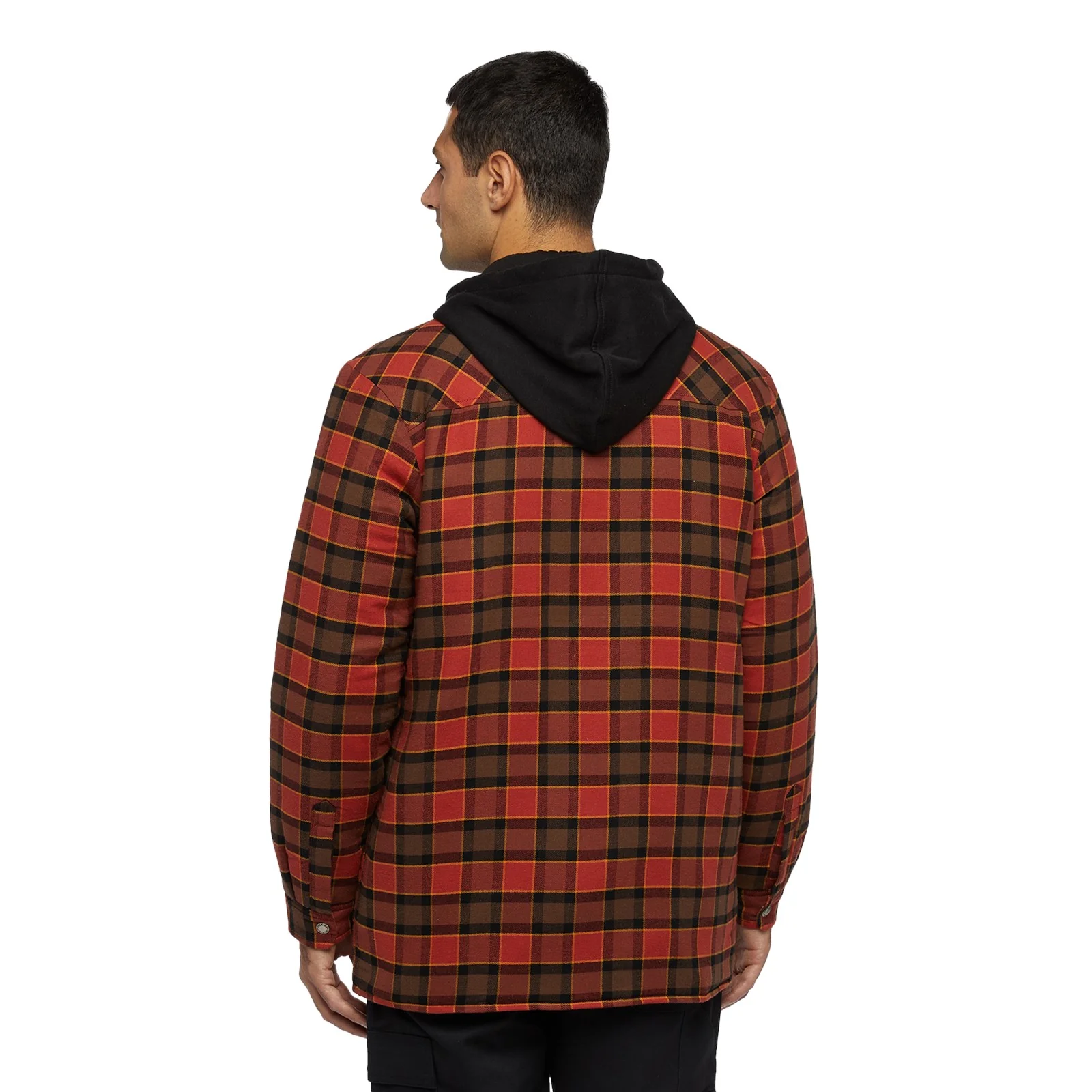 Dickies Fleece Hooded Flannel Shirt - Image 8