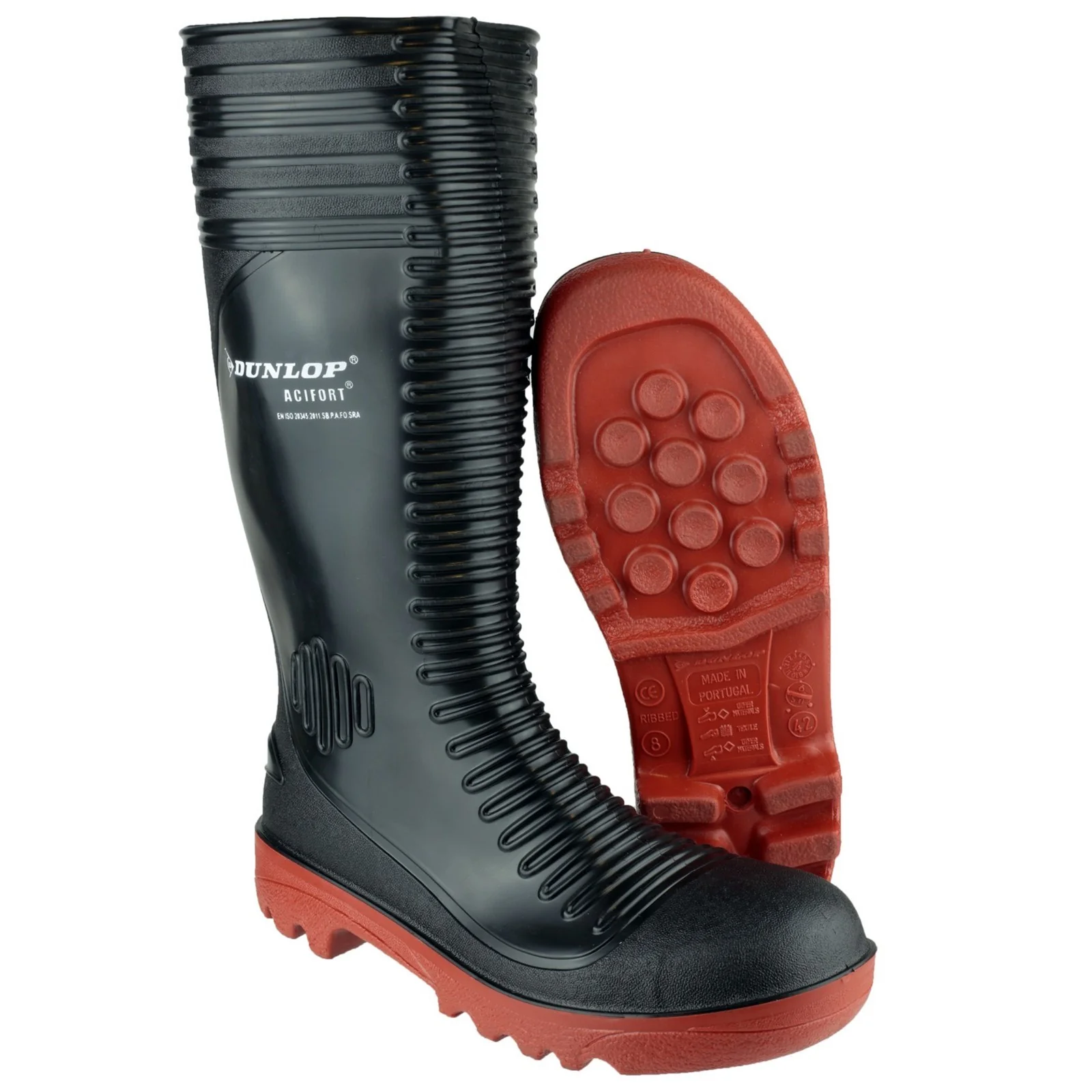 Dunlop Acifort Ribbed Full Safety Wellington - Image 3