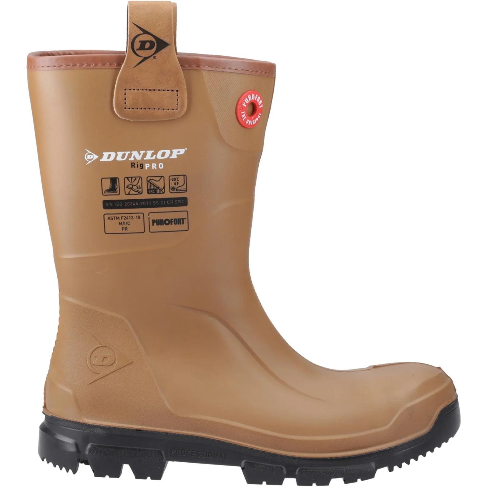 Dunlop Purofort RigPRO Full Safety Fur lining Wellington - Image 5