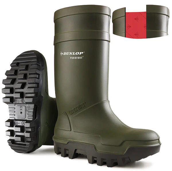 Dunlop Range Purofort Thermo+ Full Safety Wellingtons - [CLEARANCE]