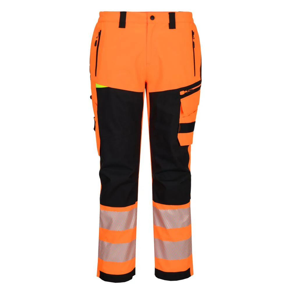 Portwest DX4 Hi-Vis Rain Trouser - Image 3