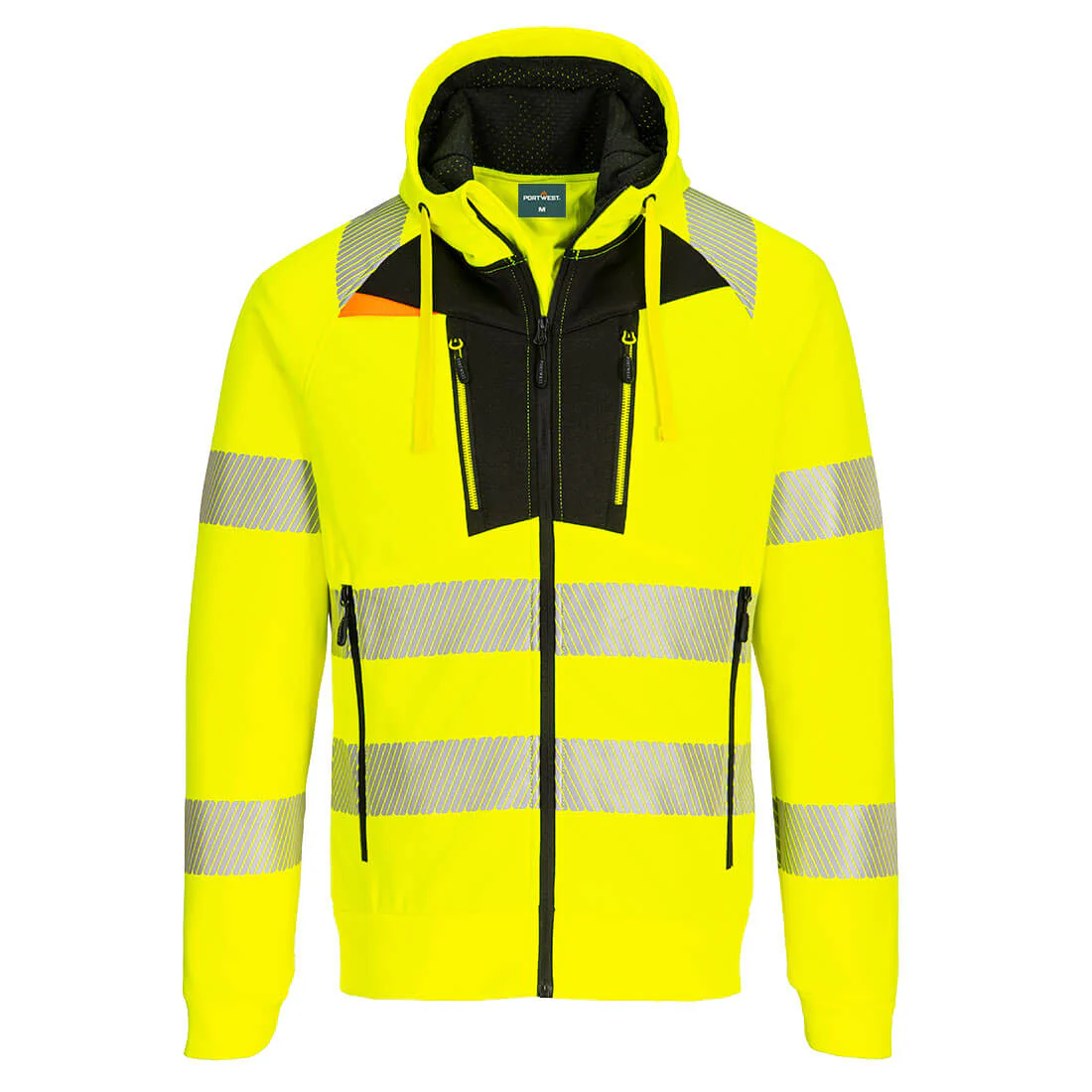 Portwest DX4 Hi-Vis Zip Hoodie - Image 2