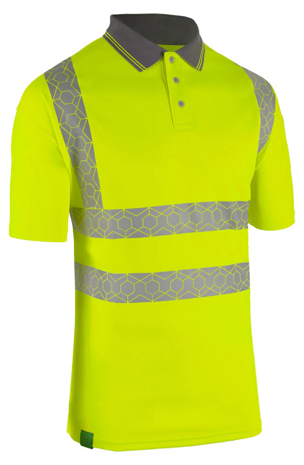 Envirowear Beeswift Hi-Vis Short Sleeve Recyclable Polo Shirt - Image 4