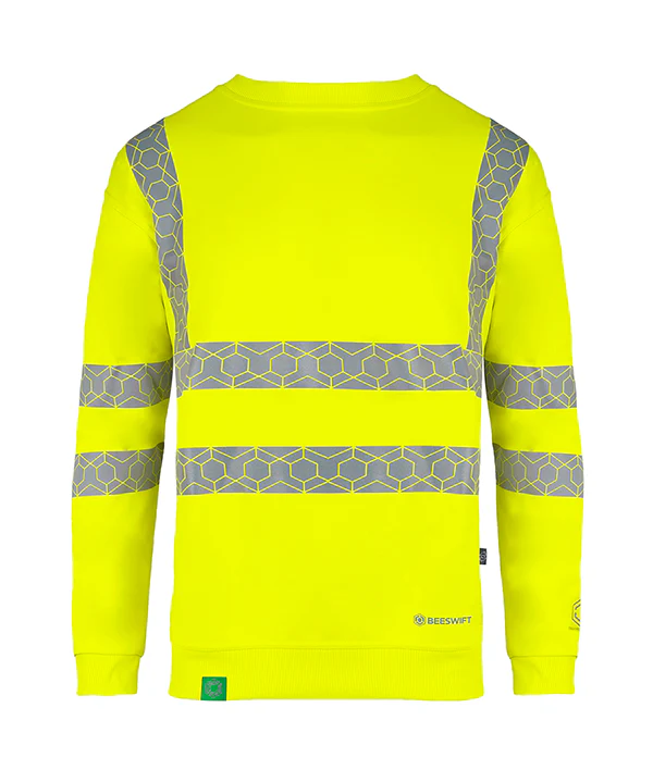 Envirowear Beeswift Hi-Vis Recyclable Sweatshirt - Image 2