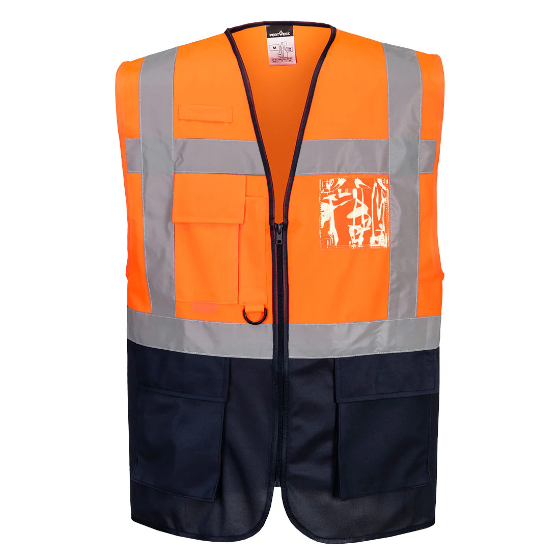 Portwest ES1 Essential Hi-Vis Contrast Executive Vest - Image 3