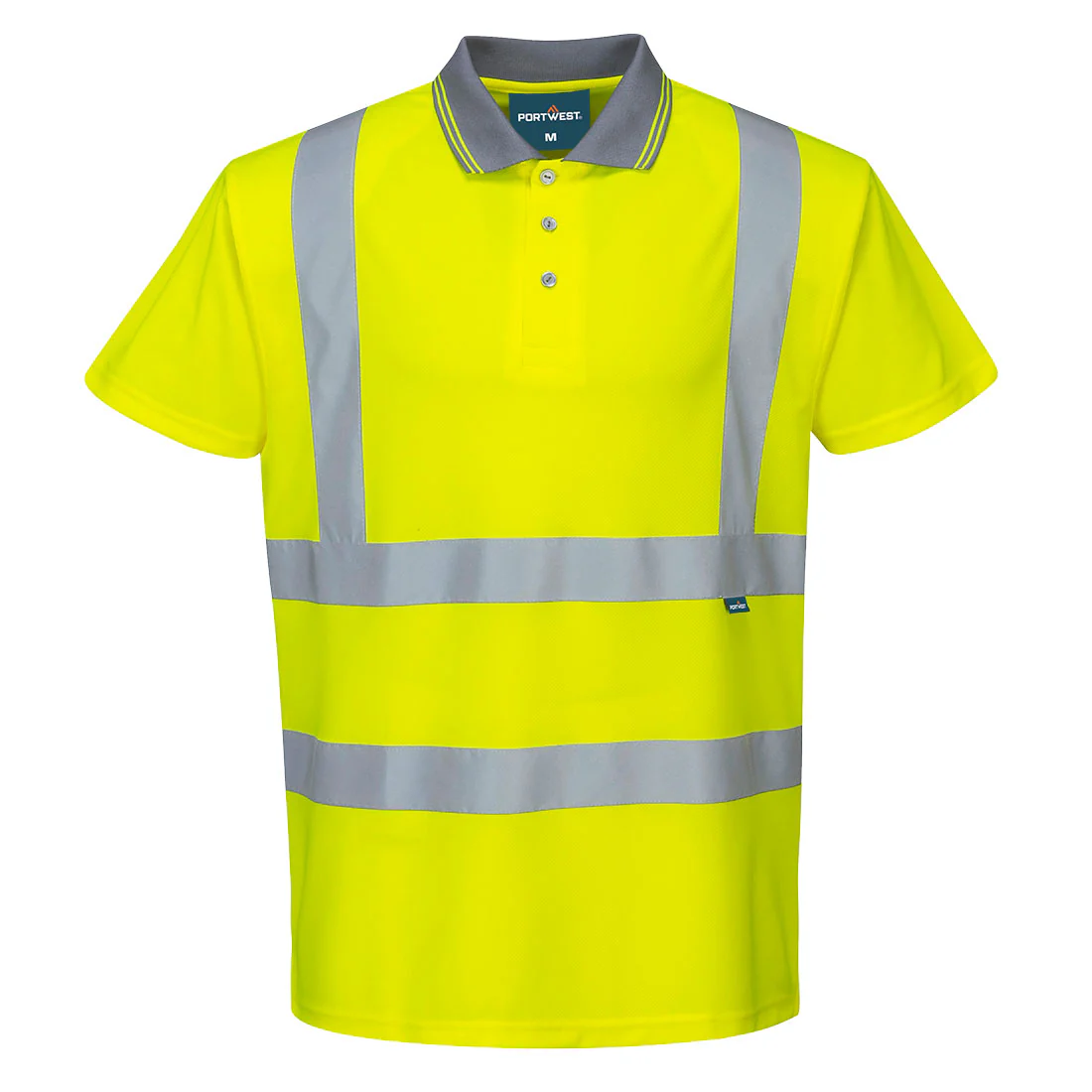 Portwest ES1 Essential Hi-Vis Polo Shirt S/S - Image 2