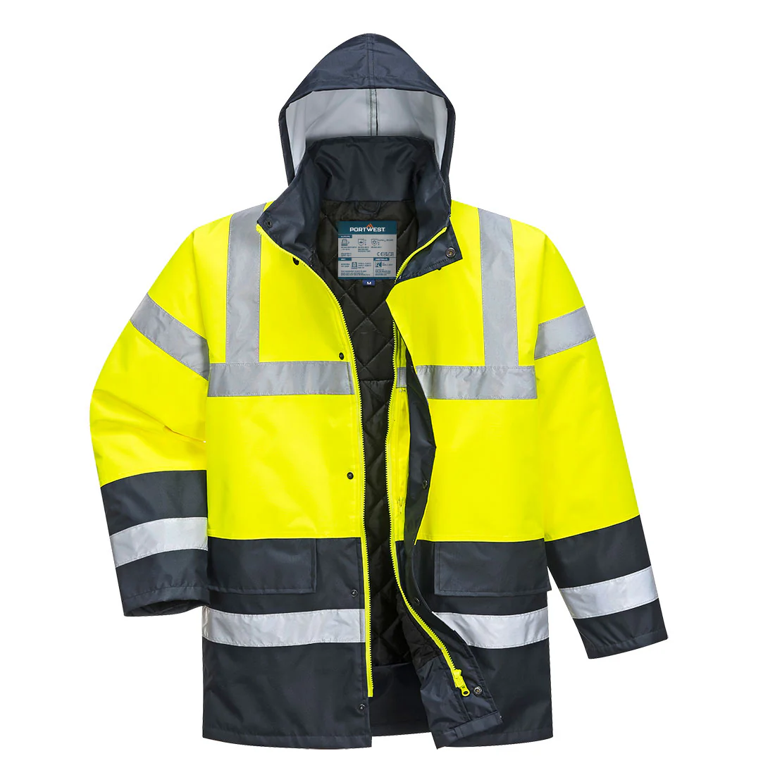 Portwest ES1 Essential Hi-Vis Winter Traffic Jacket - Image 2