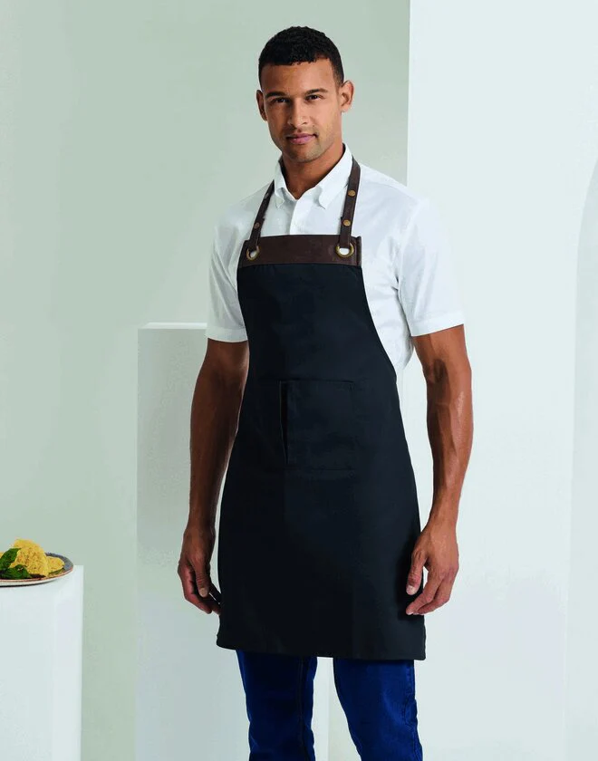 Premier Workwear Espresso Bib Apron - PR123M