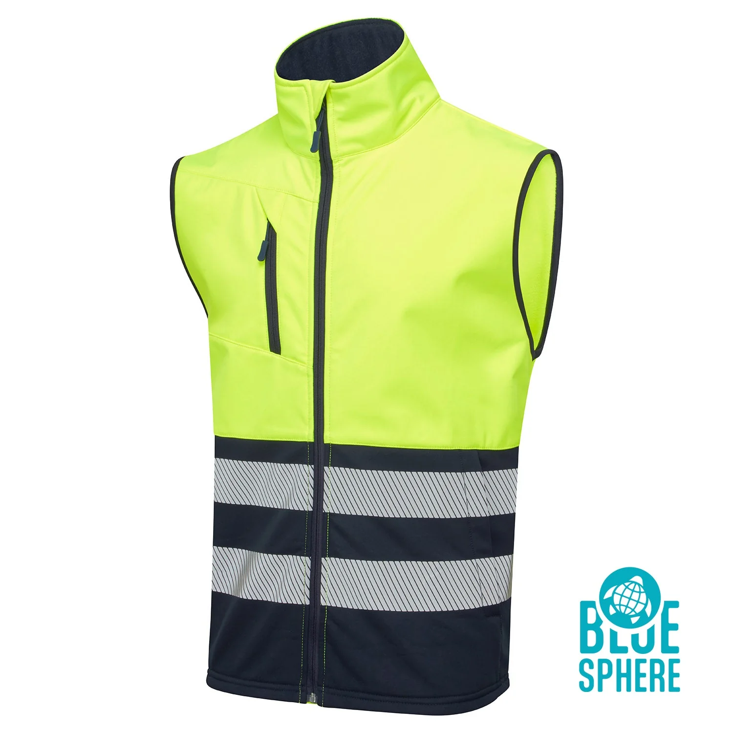 Supertouch Essentials Hi Vis Eco Coolair Softshell Gilet - Image 4