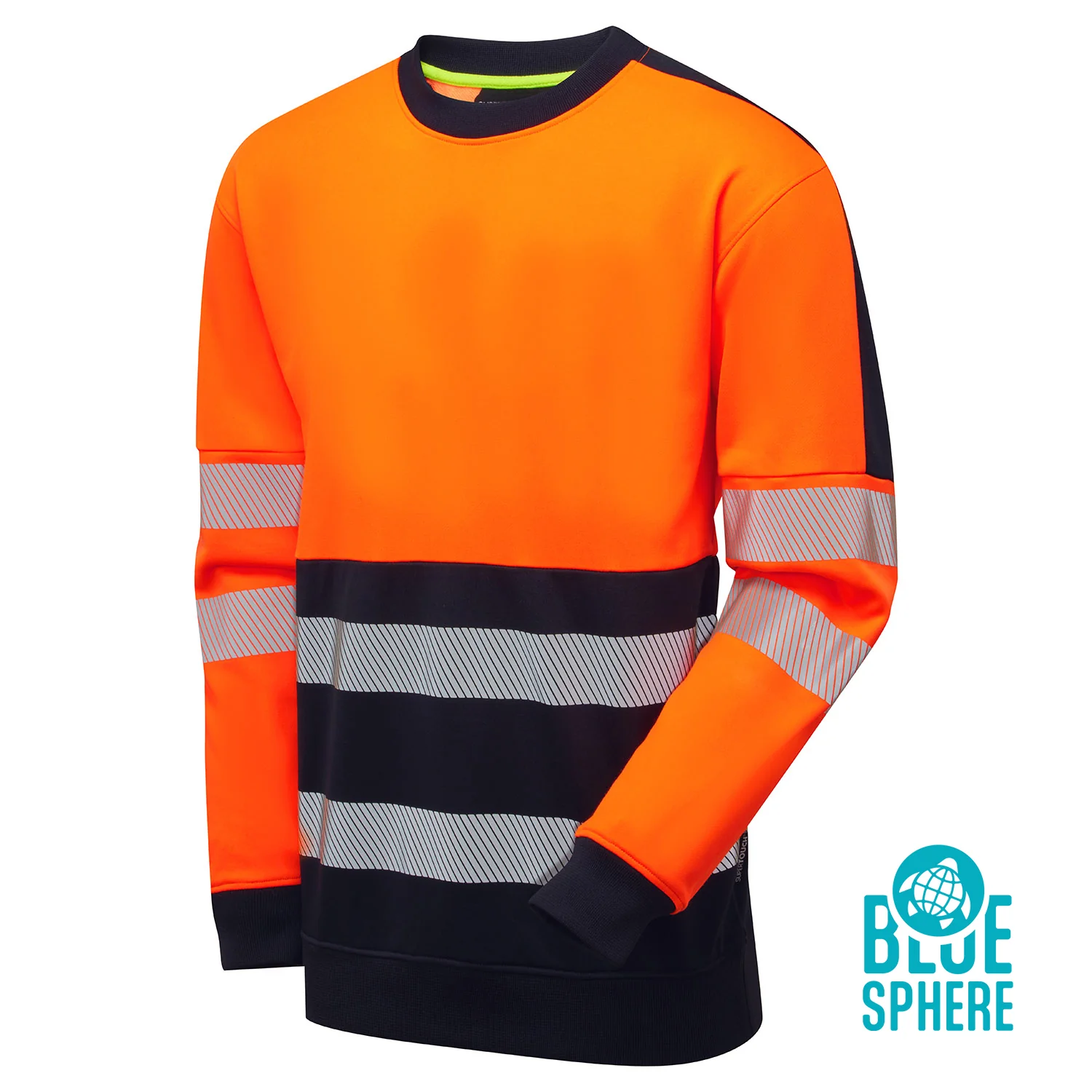 Supertouch Essentials Hi-Vis Eco CottonCool Sweatshirt - Image 3