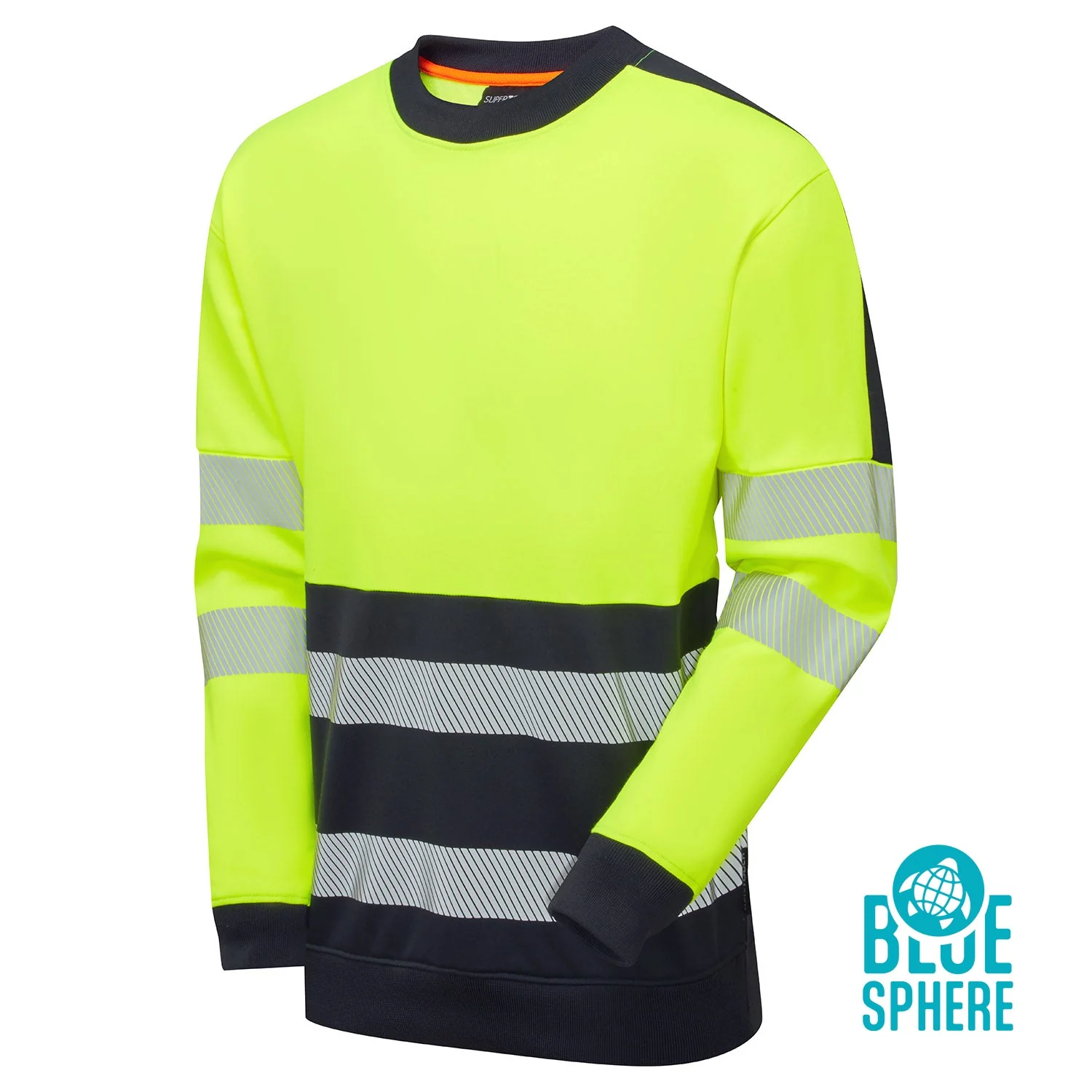 Supertouch Essentials Hi-Vis Eco CottonCool Sweatshirt - Image 4