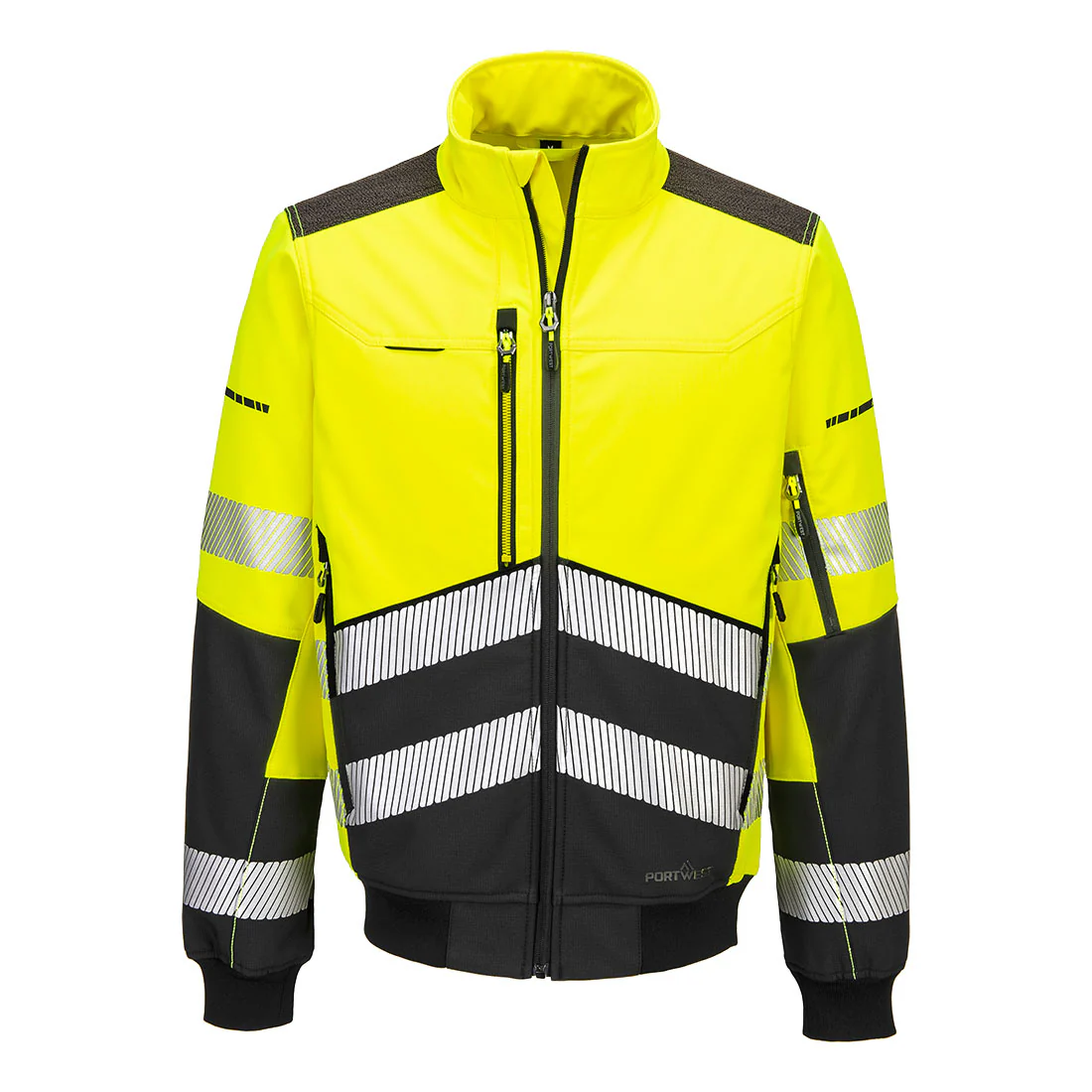 Portwest EV4 Hi-Vis Softshell Bomber (3L) - Image 2