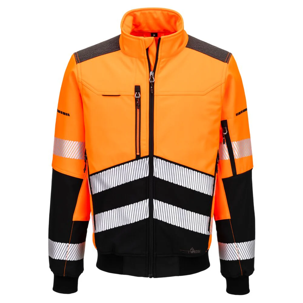 Portwest EV4 Hi-Vis Softshell Bomber (3L) - Image 5