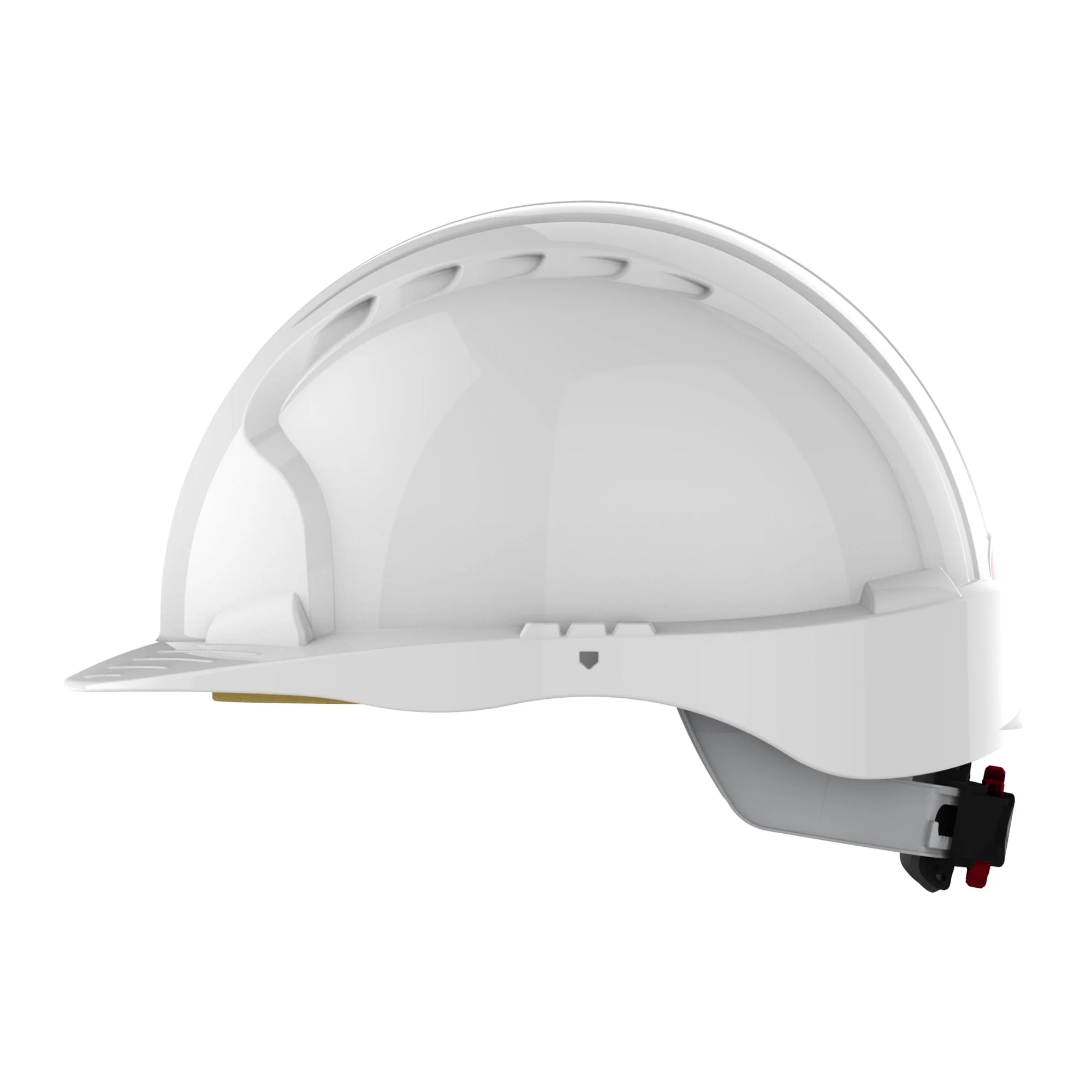 JSP EVO5 Olympus Global Standards Hard Hat - Wheel Ratchet - White - Image 3