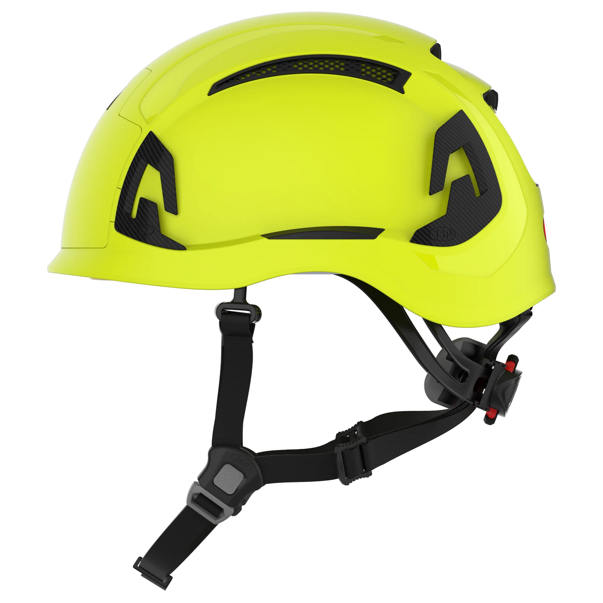 JSP EVO ALTA Baseworker Safety Helmet - Wheel Ratchet - Extra Visibility Yellow - Image 3