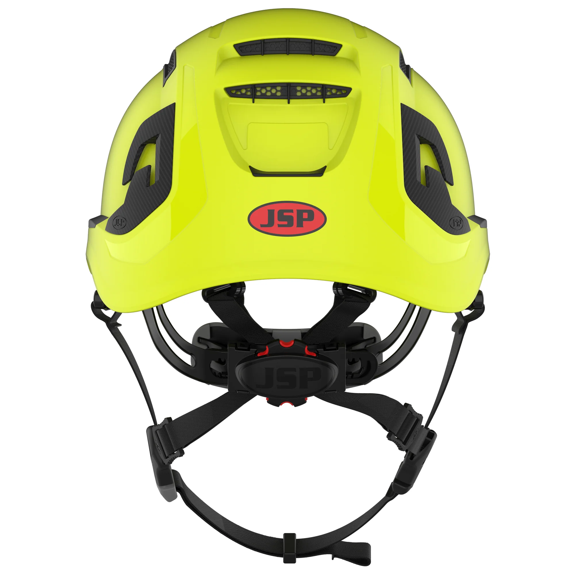 JSP EVO ALTA Baseworker Safety Helmet - Wheel Ratchet - Extra Visibility Yellow - Image 4
