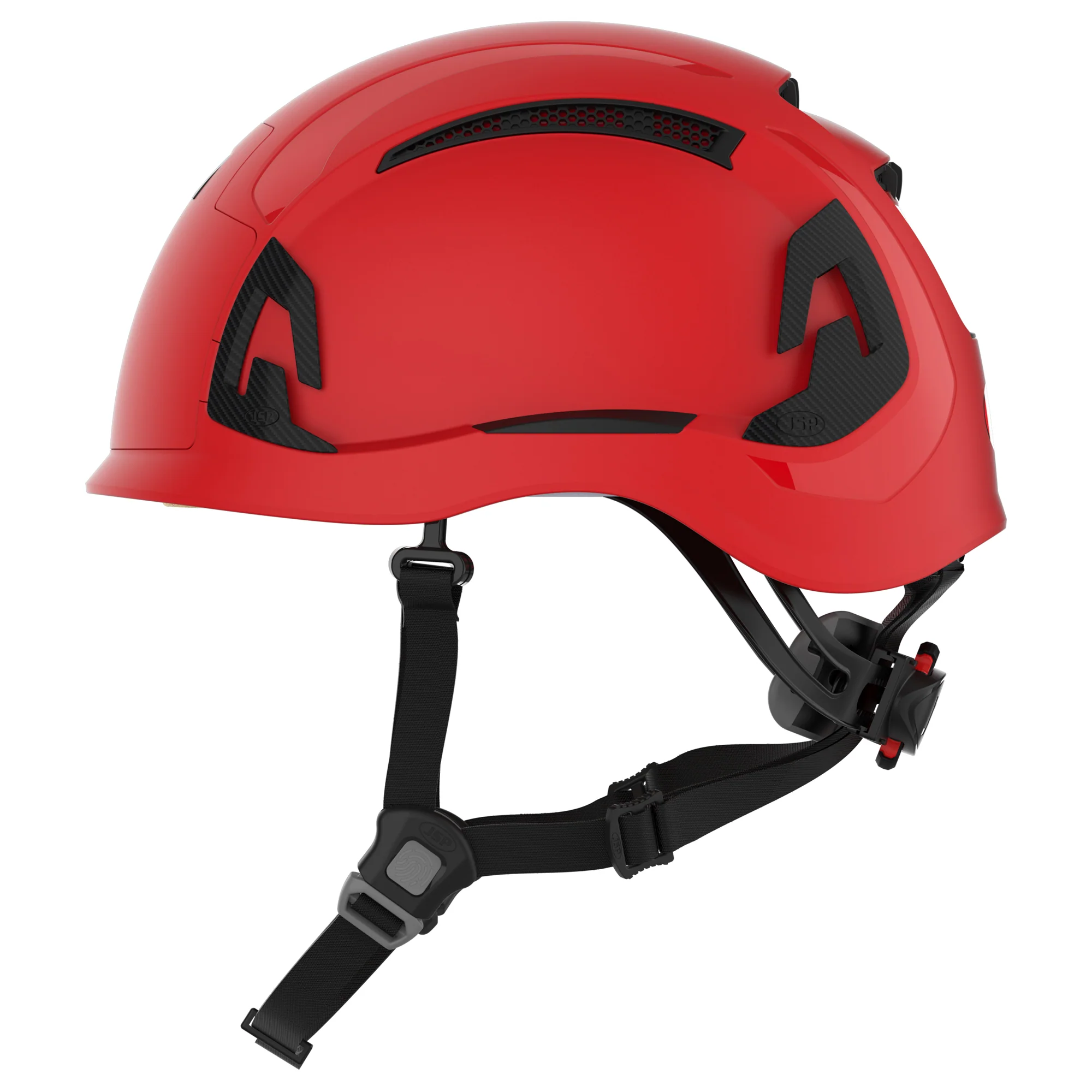 JSP EVO ALTA Baseworker Safety Helmet - Wheel Ratchet - Red - Image 3