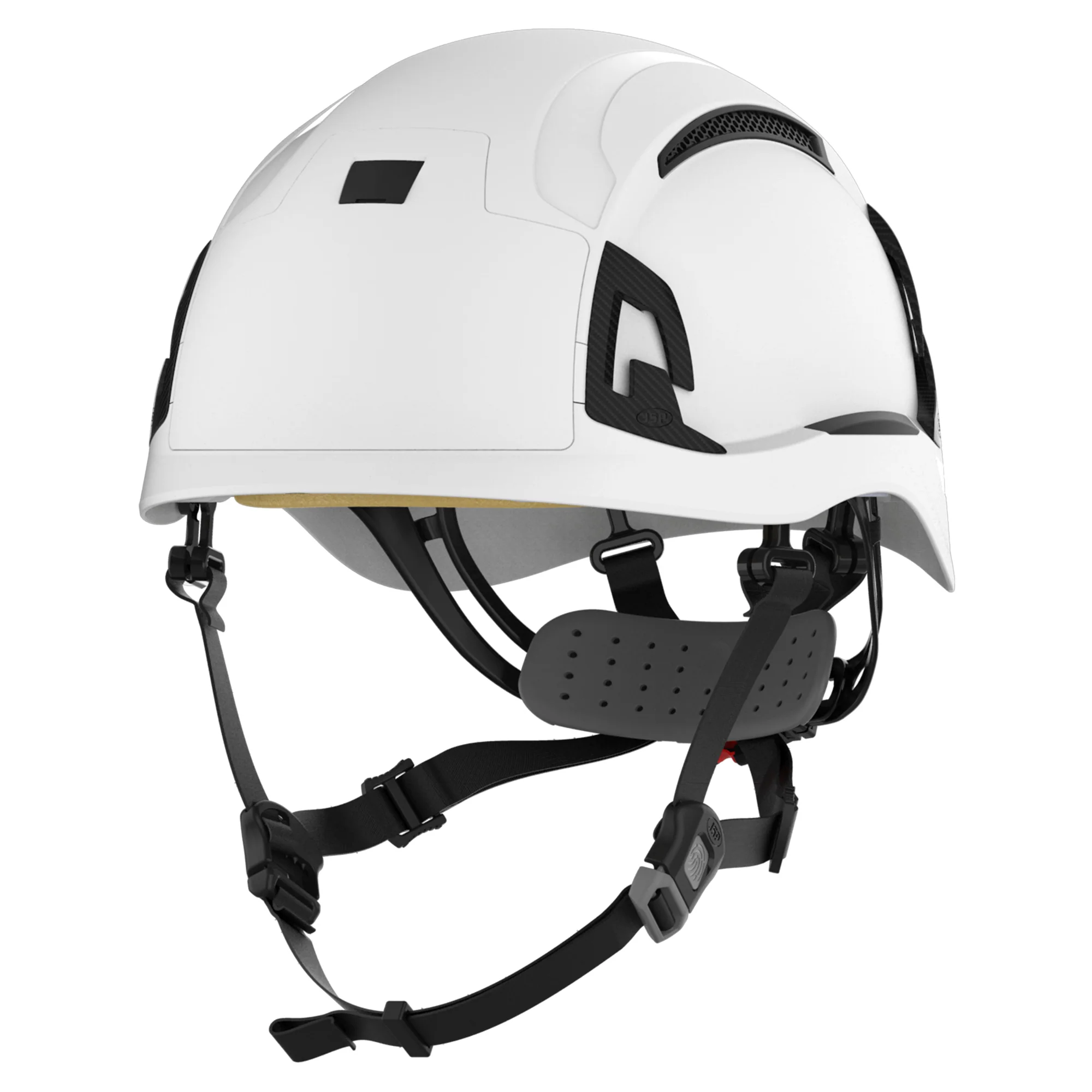 JSP EVO ALTA Baseworker Safety Helmet - Wheel Ratchet - Vented - White