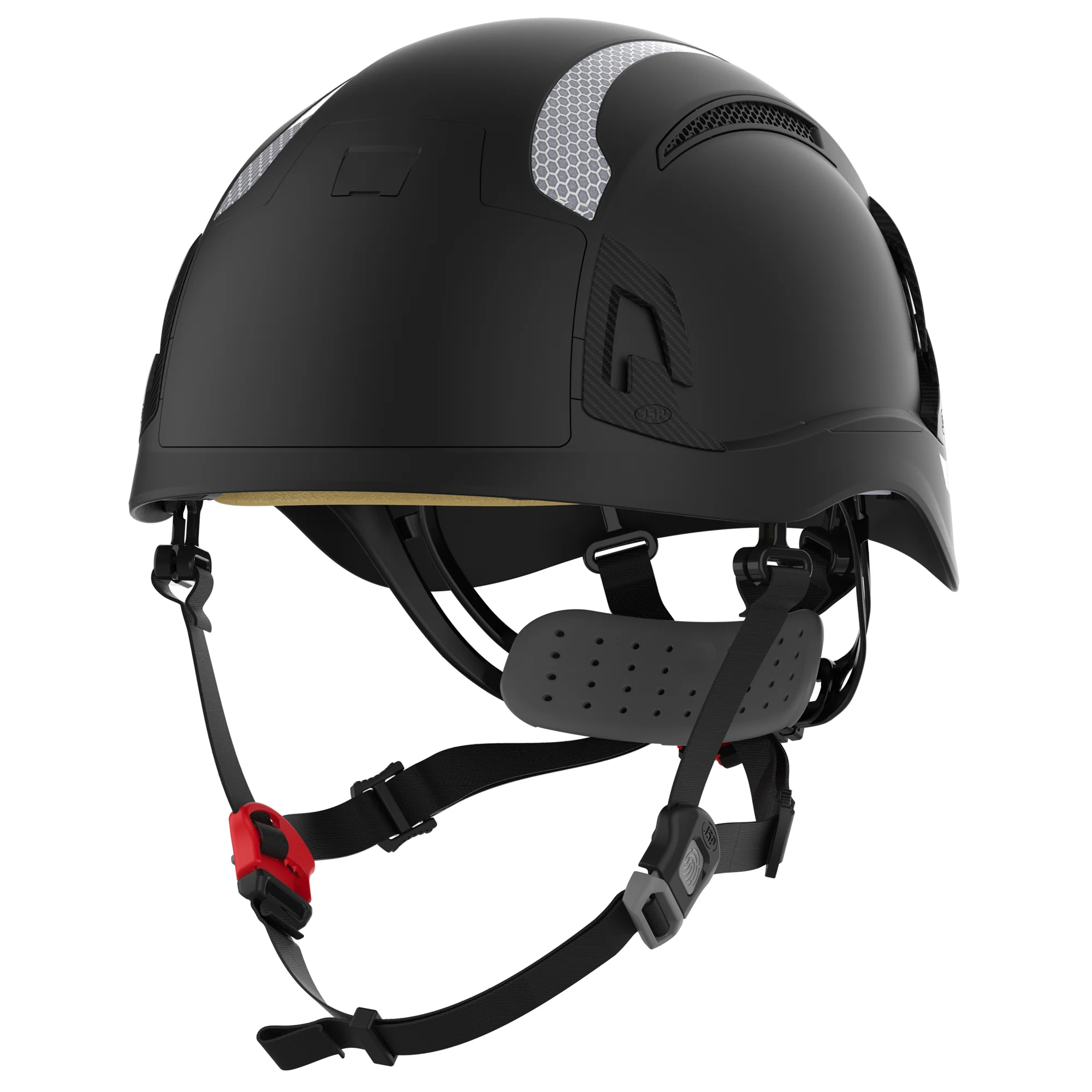 JSP EVO ALTA Dualswitch Safety Helmet - Wheel Ratchet - Vented - Black - CR2