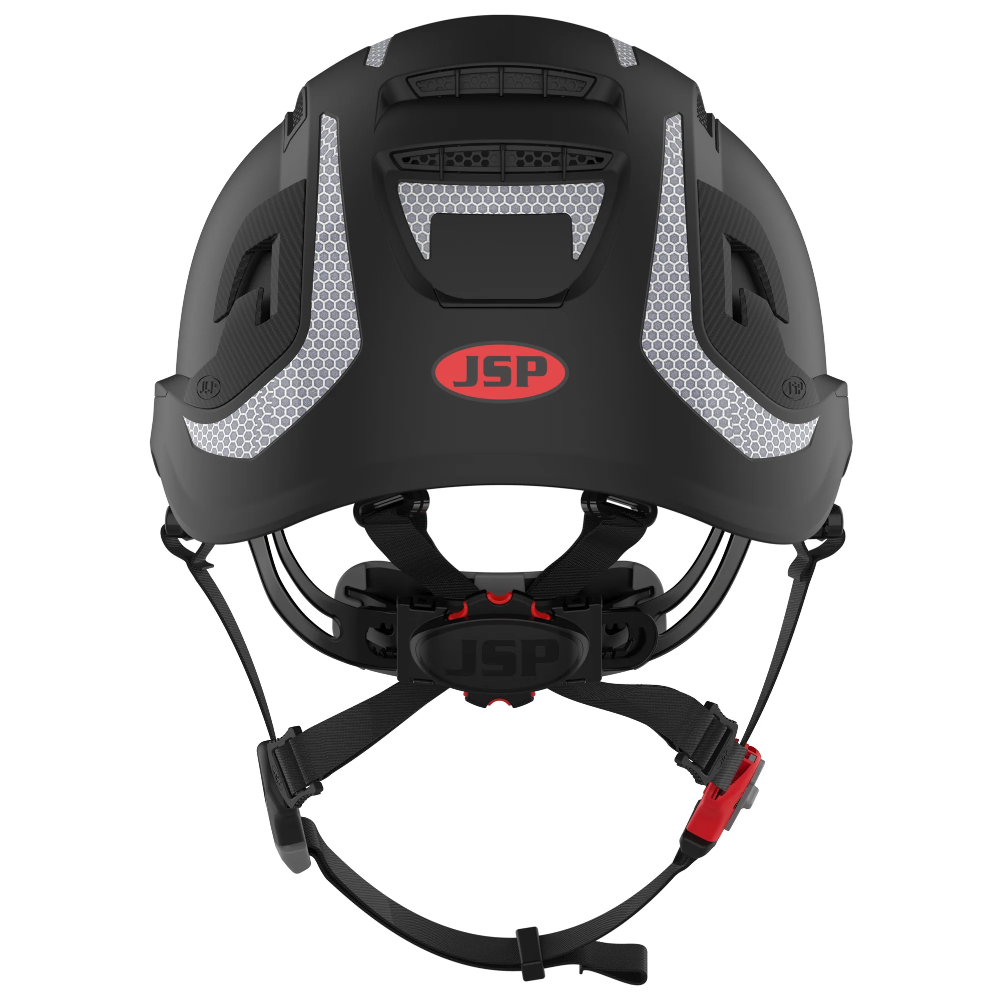 JSP EVO ALTA Dualswitch Safety Helmet - Wheel Ratchet - Vented - Black - CR2 - Image 4