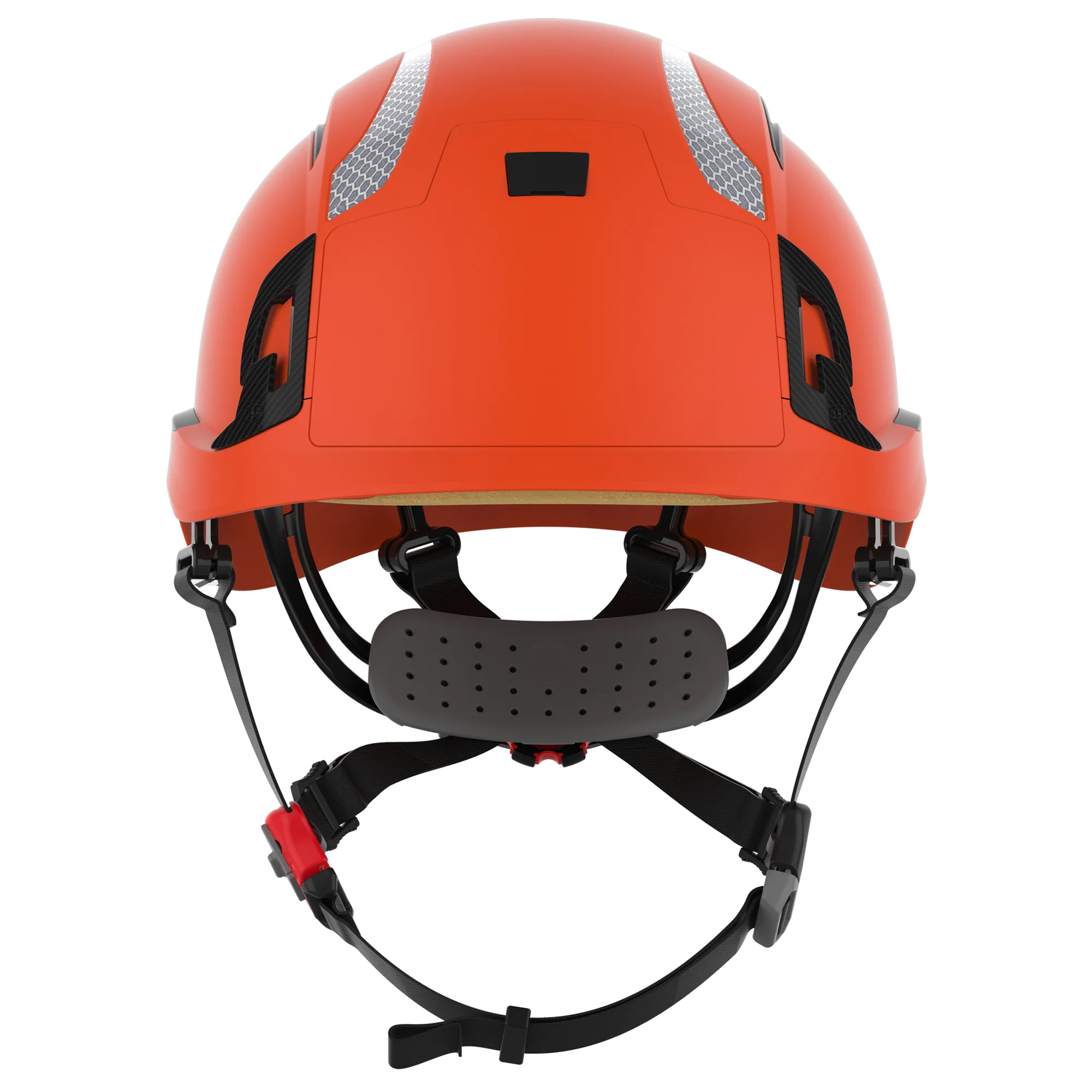JSP EVO ALTA Dualswitch Safety Helmet - Wheel Ratchet - Vented - Extra Visibility Orange - Image 2