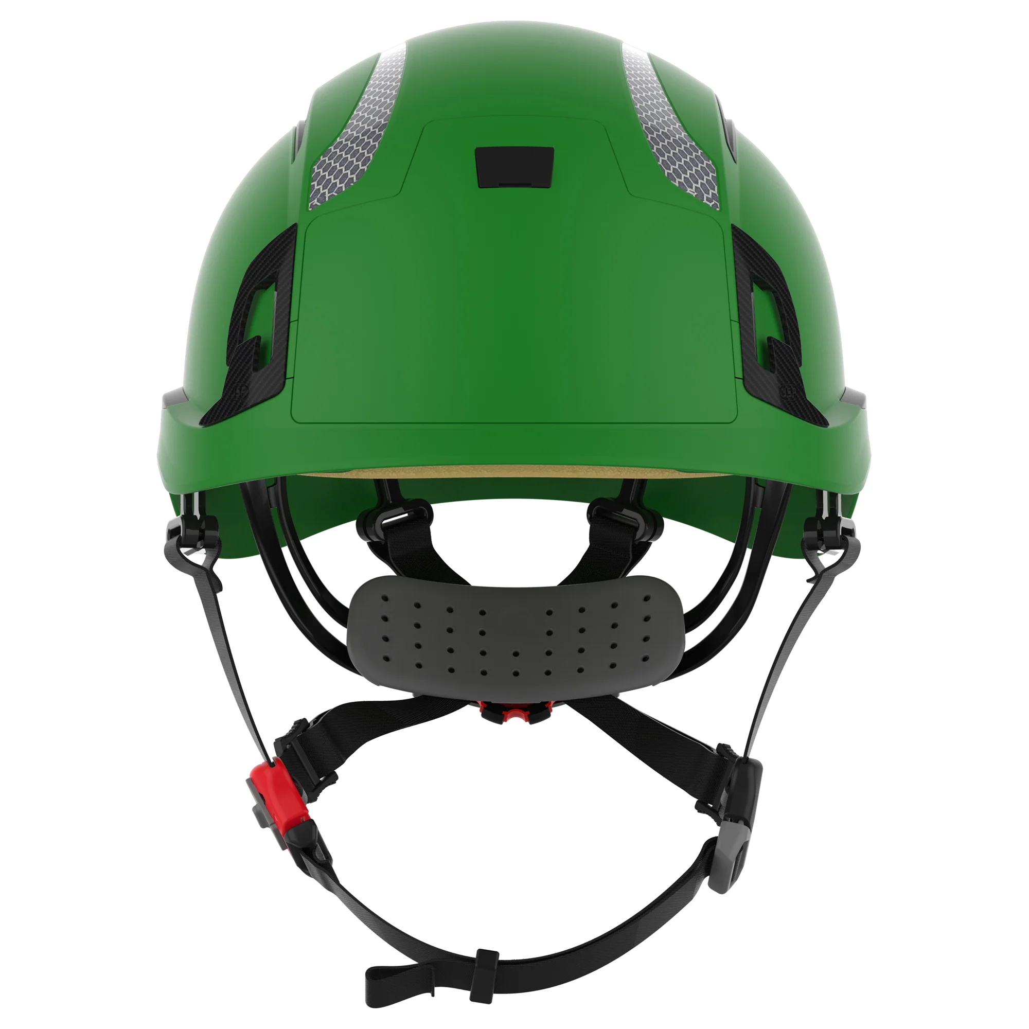 JSP EVO ALTA Dualswitch Safety Helmet - Wheel Ratchet - Vented - Green - CR2 - Image 2