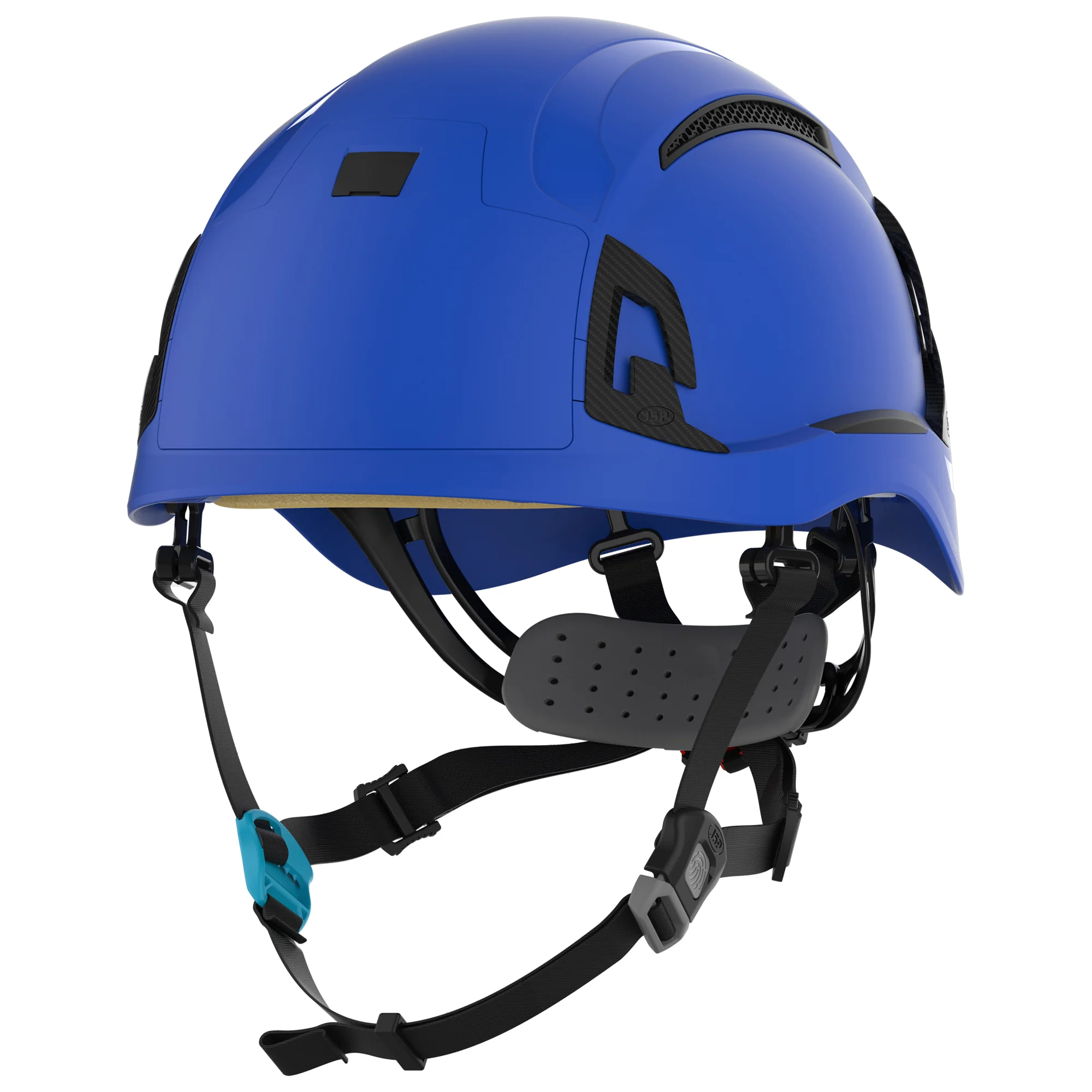 JSP EVO ALTA Skyworker Safety Helmet - Wheel Ratchet - Vented - Blue