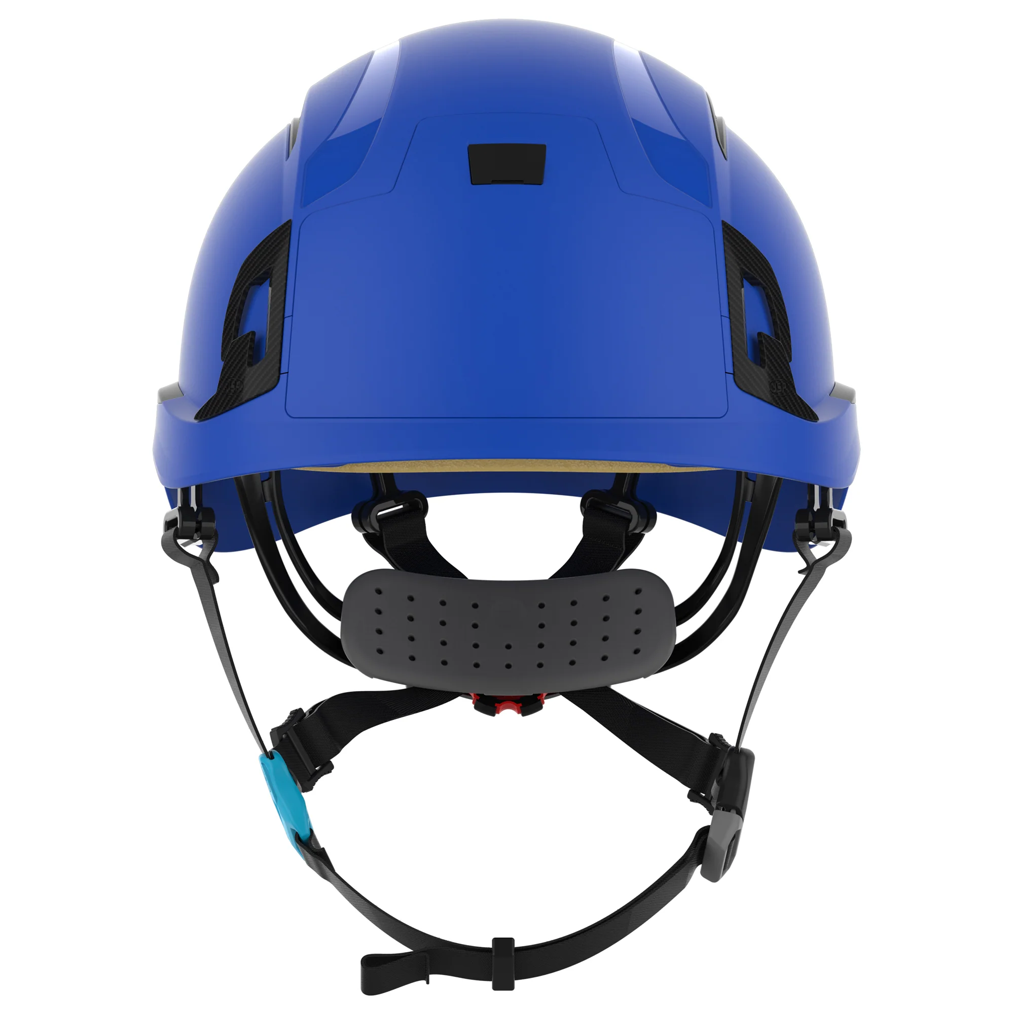 JSP EVO ALTA Skyworker Safety Helmet - Wheel Ratchet - Vented - Blue - Image 2
