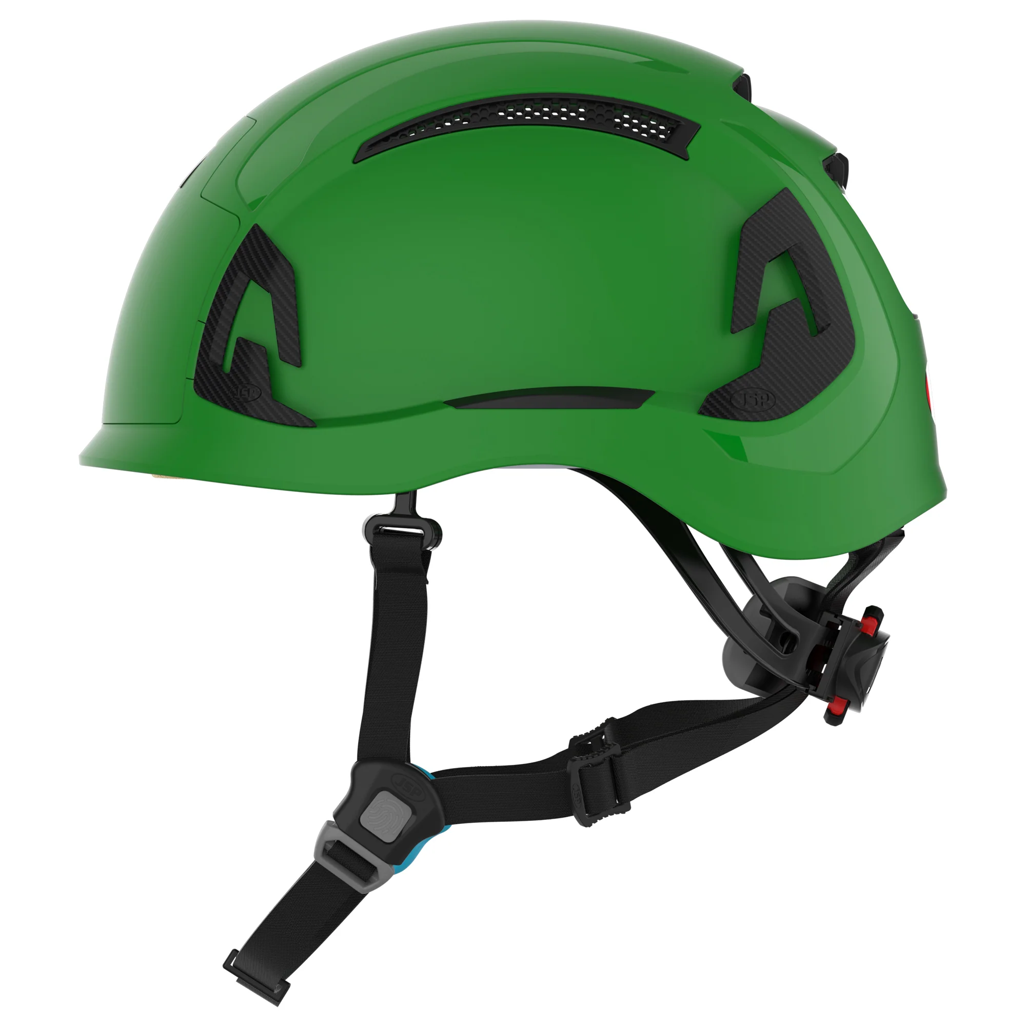 JSP EVO ALTA Skyworker Safety Helmet - Wheel Ratchet - Vented - Green - Image 3