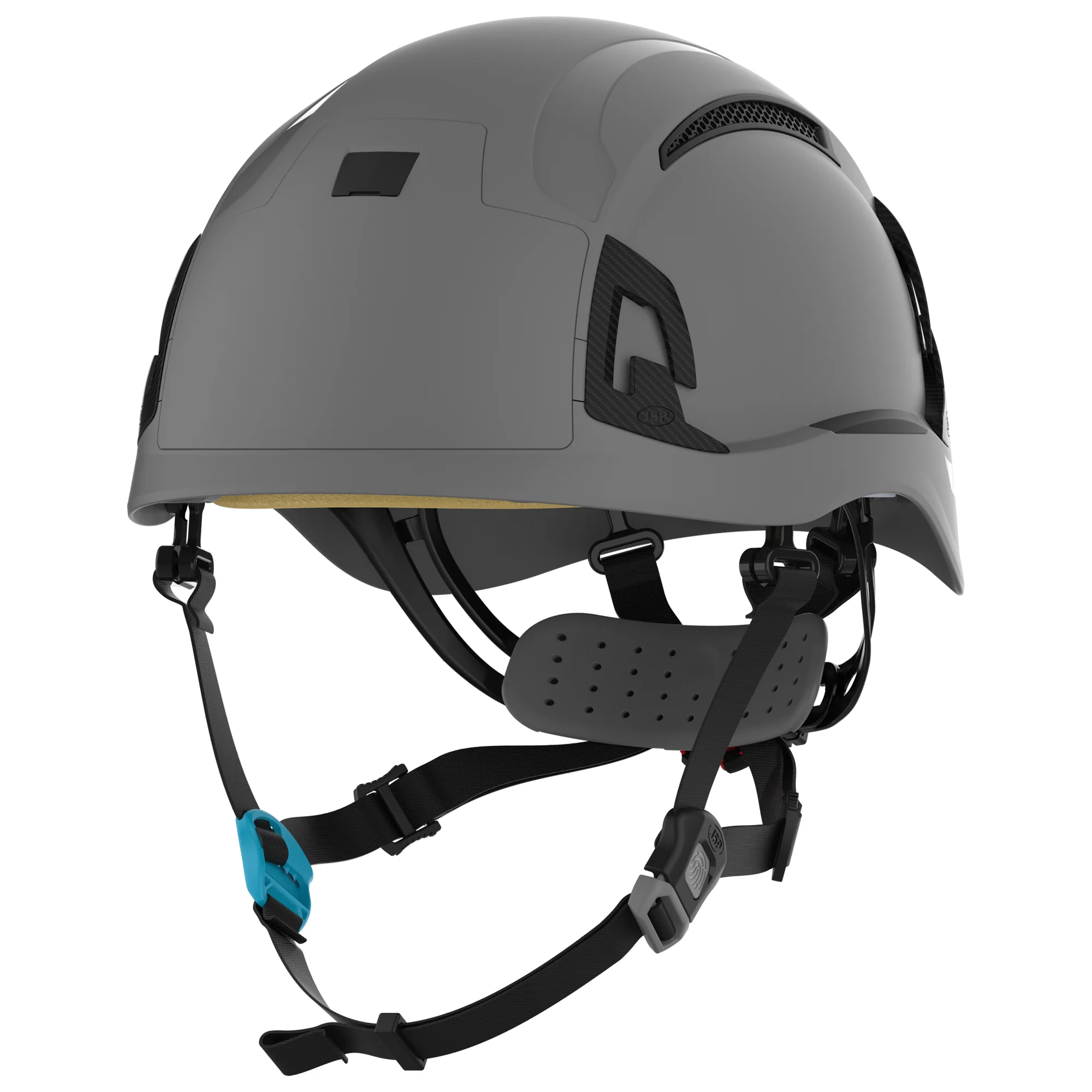 JSP EVO ALTA Skyworker Safety Helmet - Wheel Ratchet - Vented - Grey
