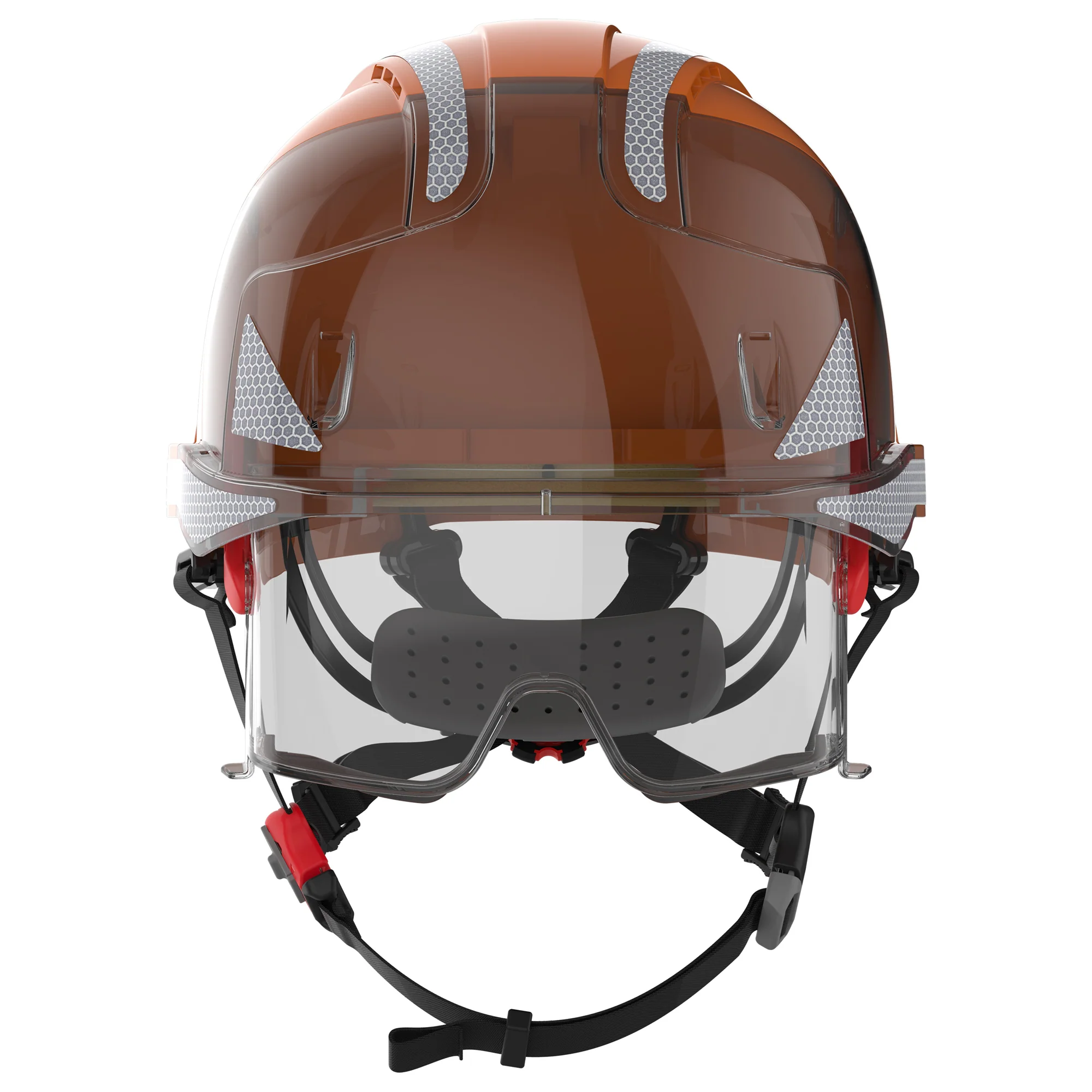 JSP EVO VISTAlens Dualswitch with Silver CR2 - Vented - Extra Visibility Orange / Smoke - Image 2