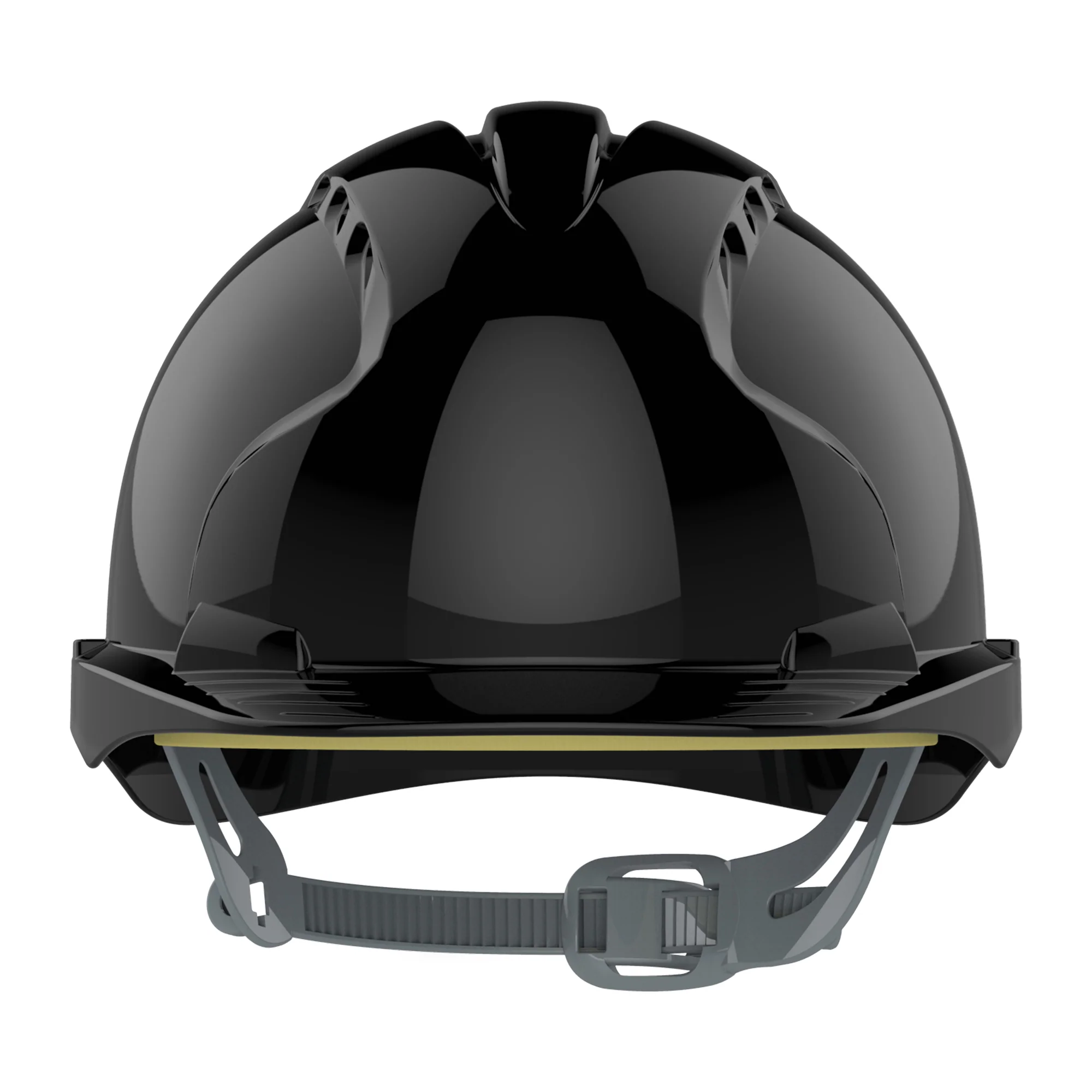 JSP EVO2 Safety Helmet - Slip Ratchet - Vented - Black - Image 2