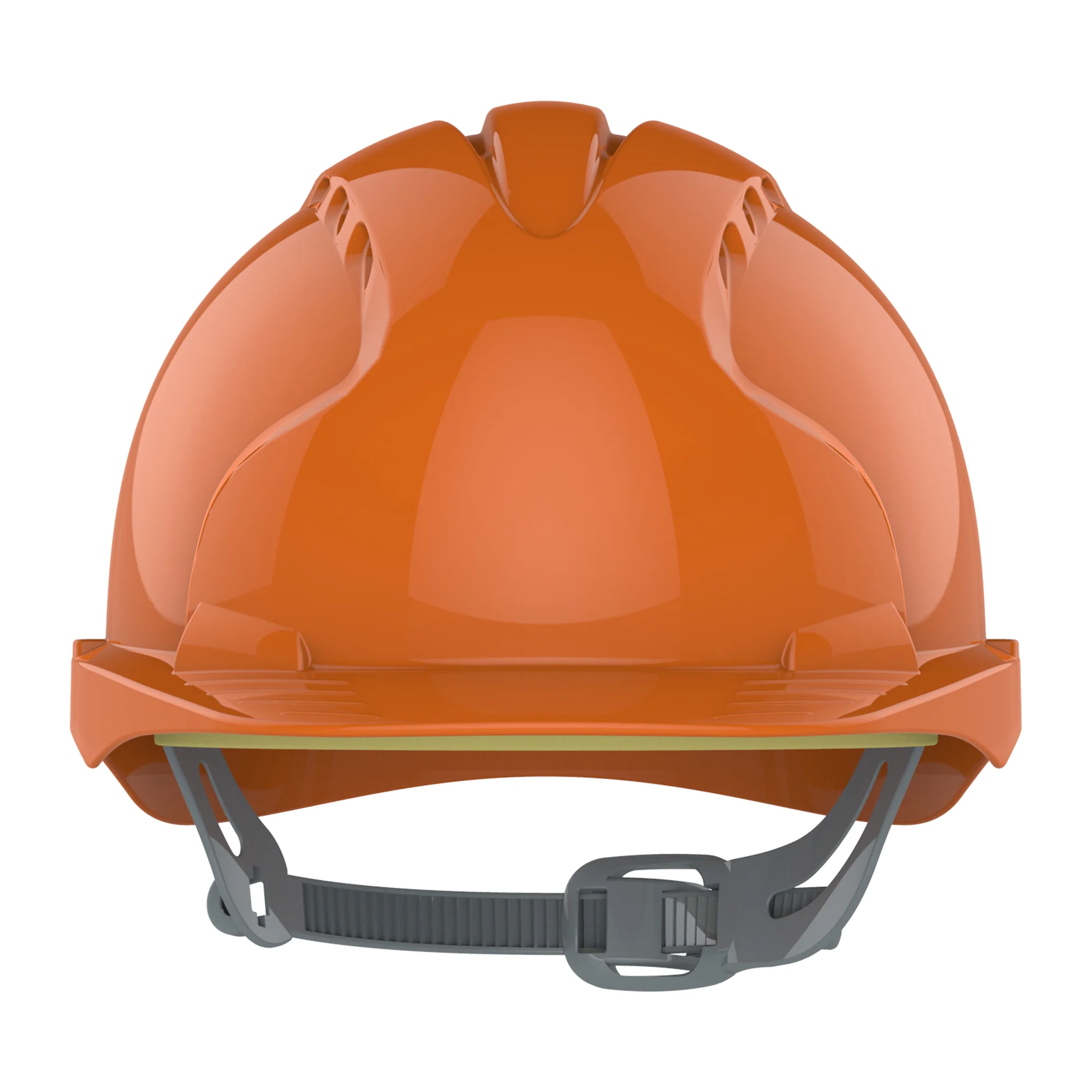 JSP EVO2 Safety Helmet - Slip Ratchet - Vented - Orange - Image 2