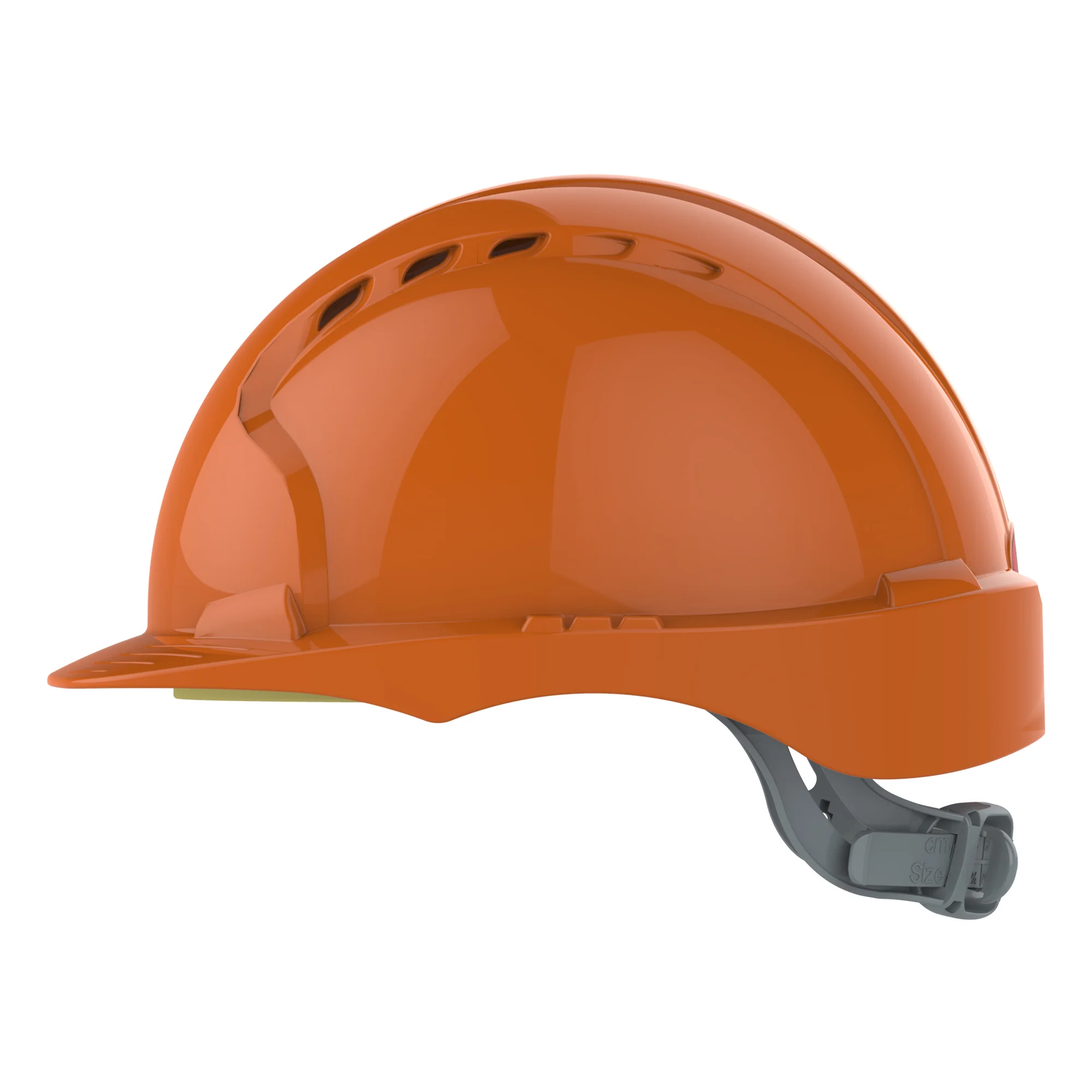 JSP EVO2 Safety Helmet - Slip Ratchet - Vented - Orange - Image 3