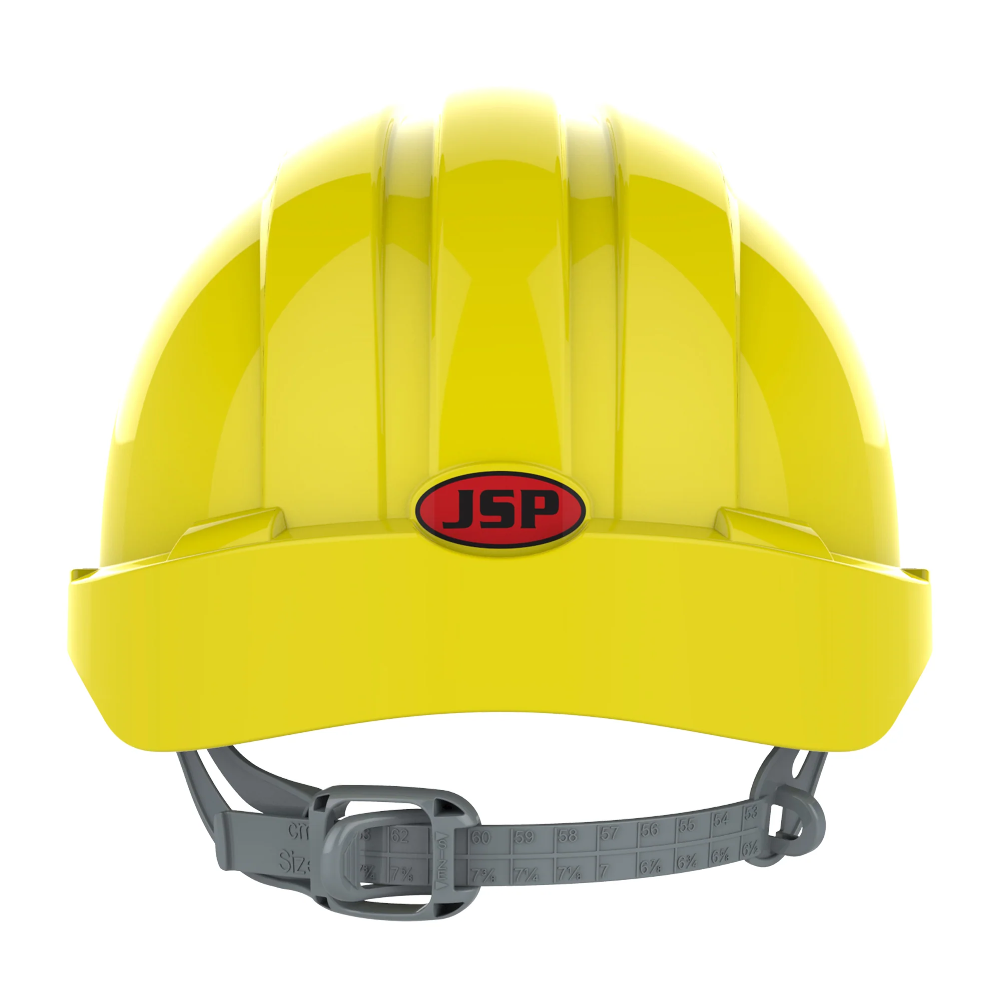 JSP EVO2 Safety Helmet - Slip Ratchet - Vented - Yellow - Image 4