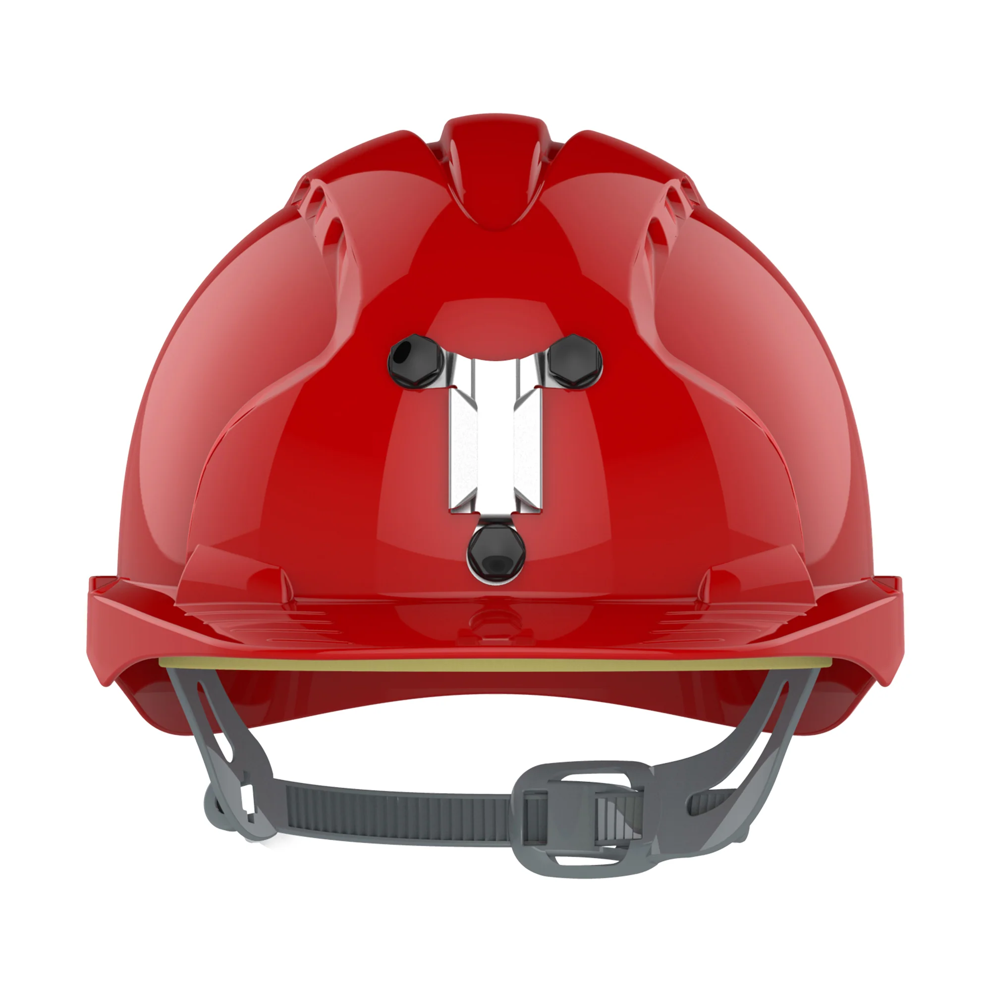 JSP EVO3 Mining Safety Helmet with Lamp Bracket - Slip Ratchet - Red - Image 2