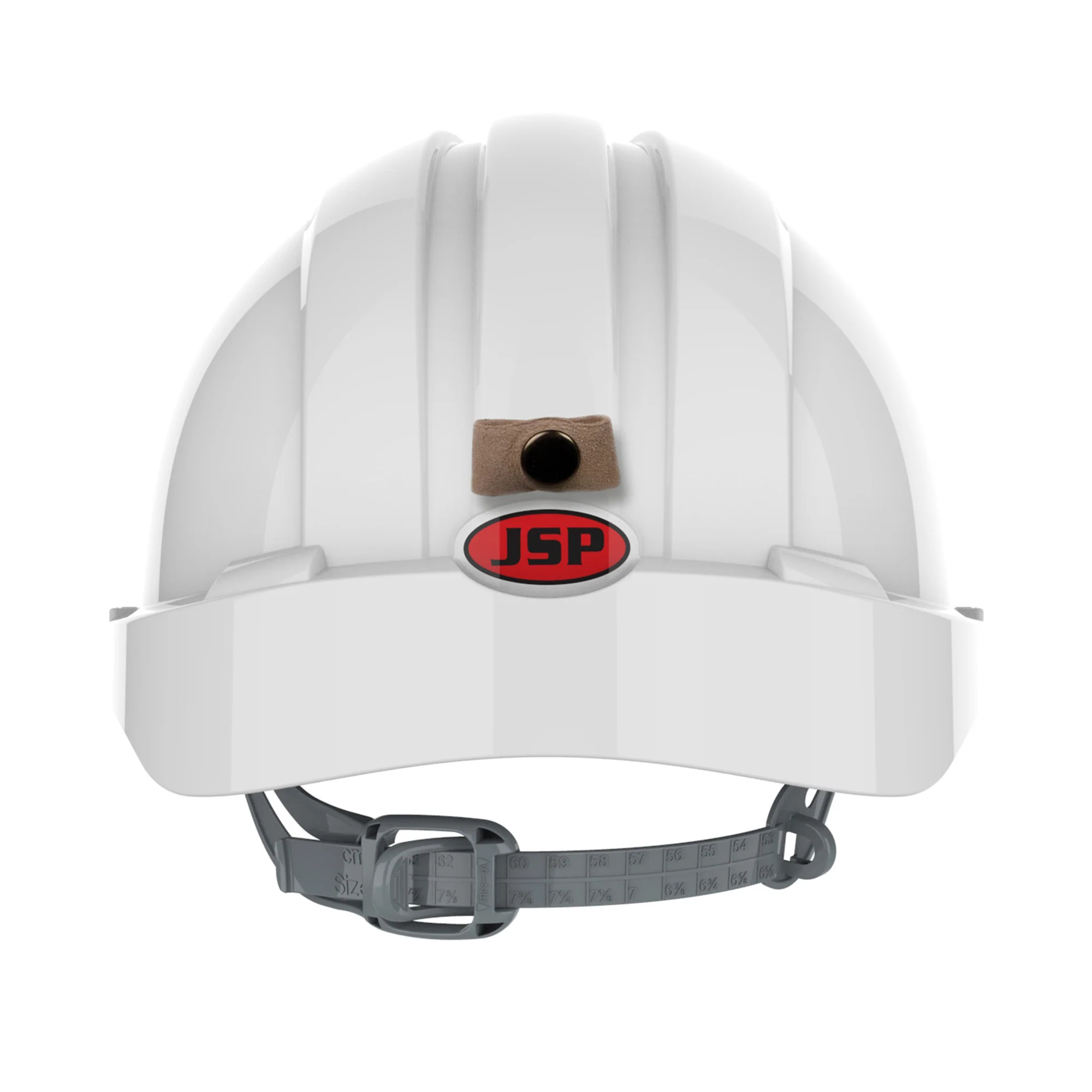 JSP EVO3 Mining Safety Helmet with Lamp Bracket - Slip Ratchet - White - Image 4