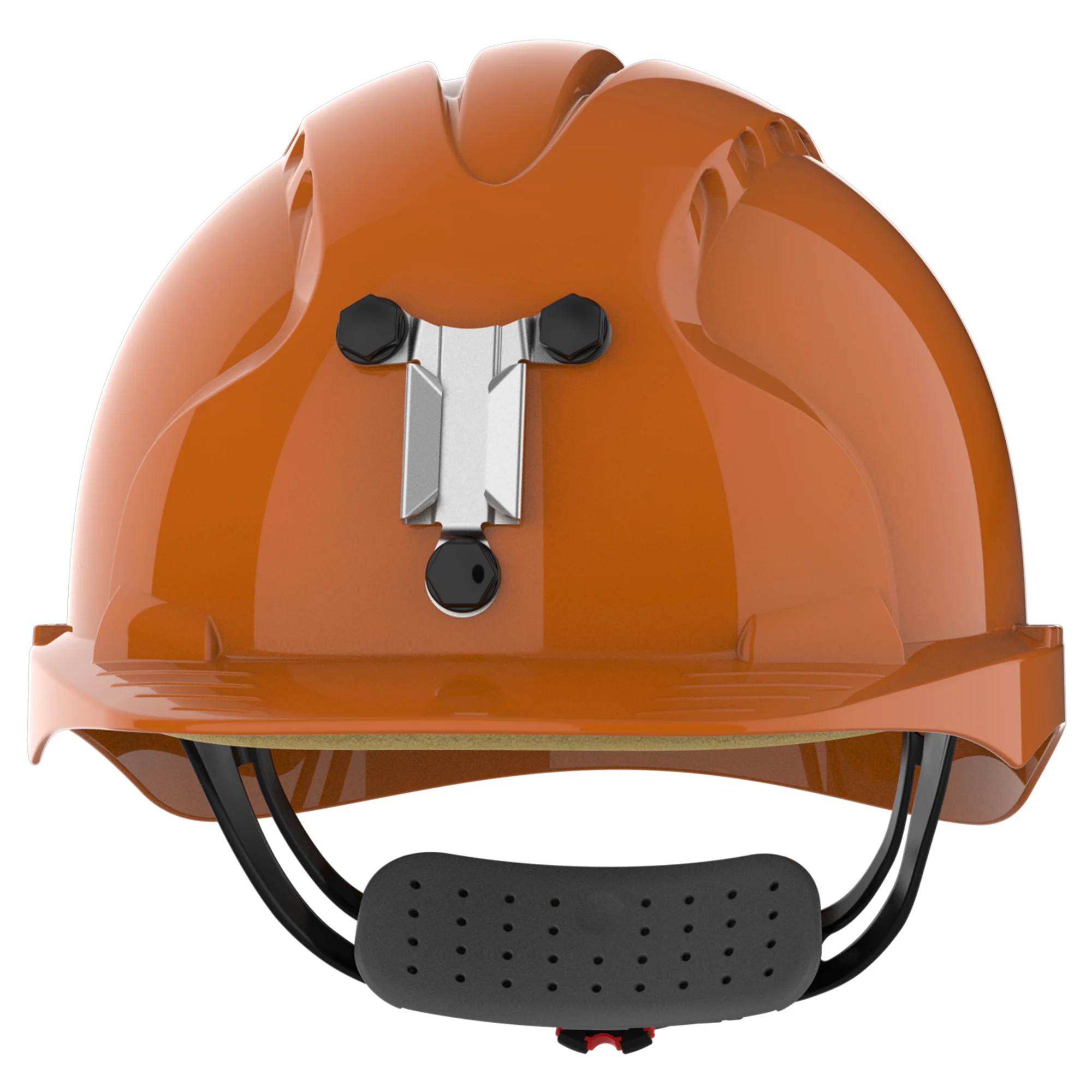 JSP EVO3 Mining Safety Helmet with Lamp Bracket - Wheel Ratchet - Orange - Image 2