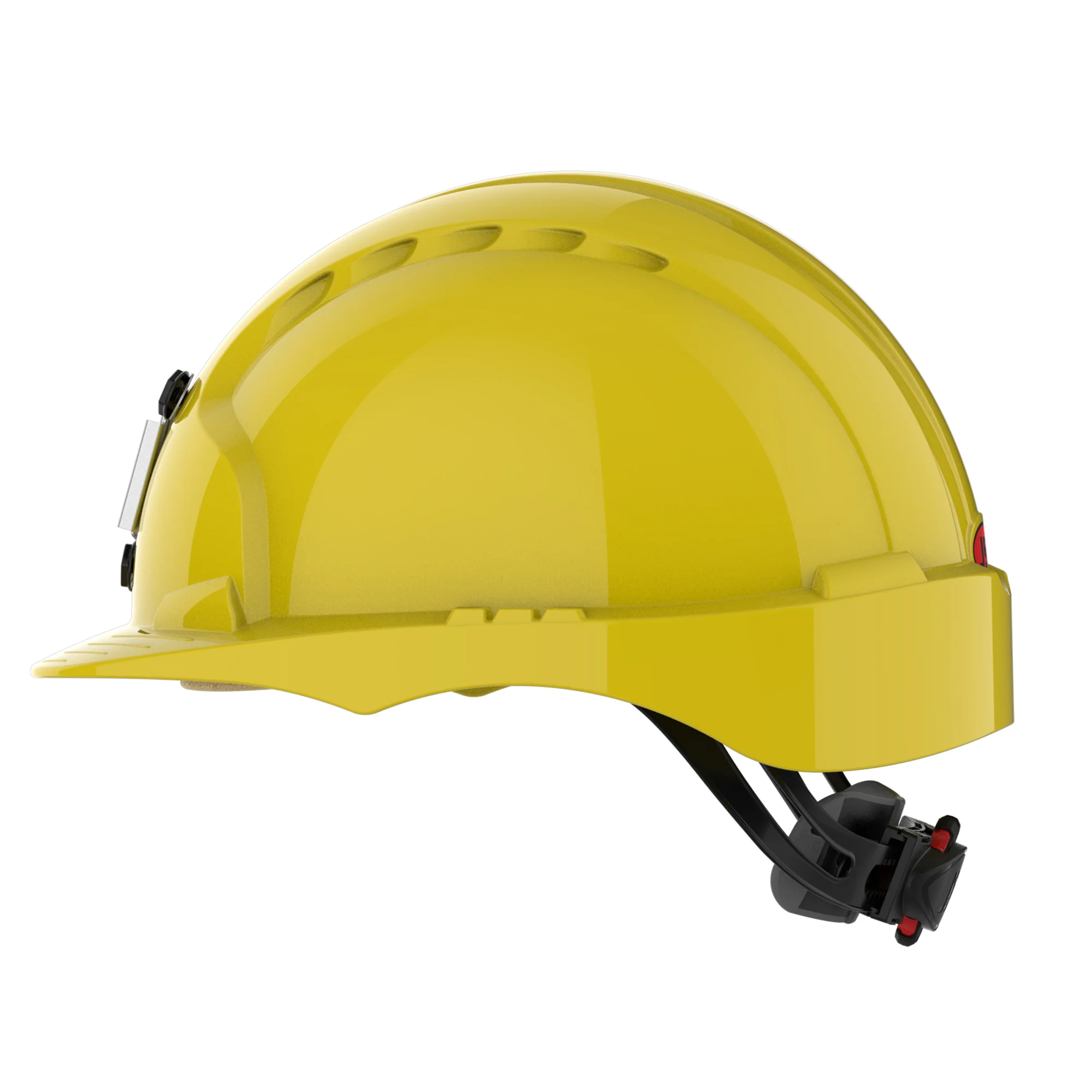JSP EVO3 Mining Safety Helmet with Lamp Bracket - Wheel Ratchet - Yellow - Image 3