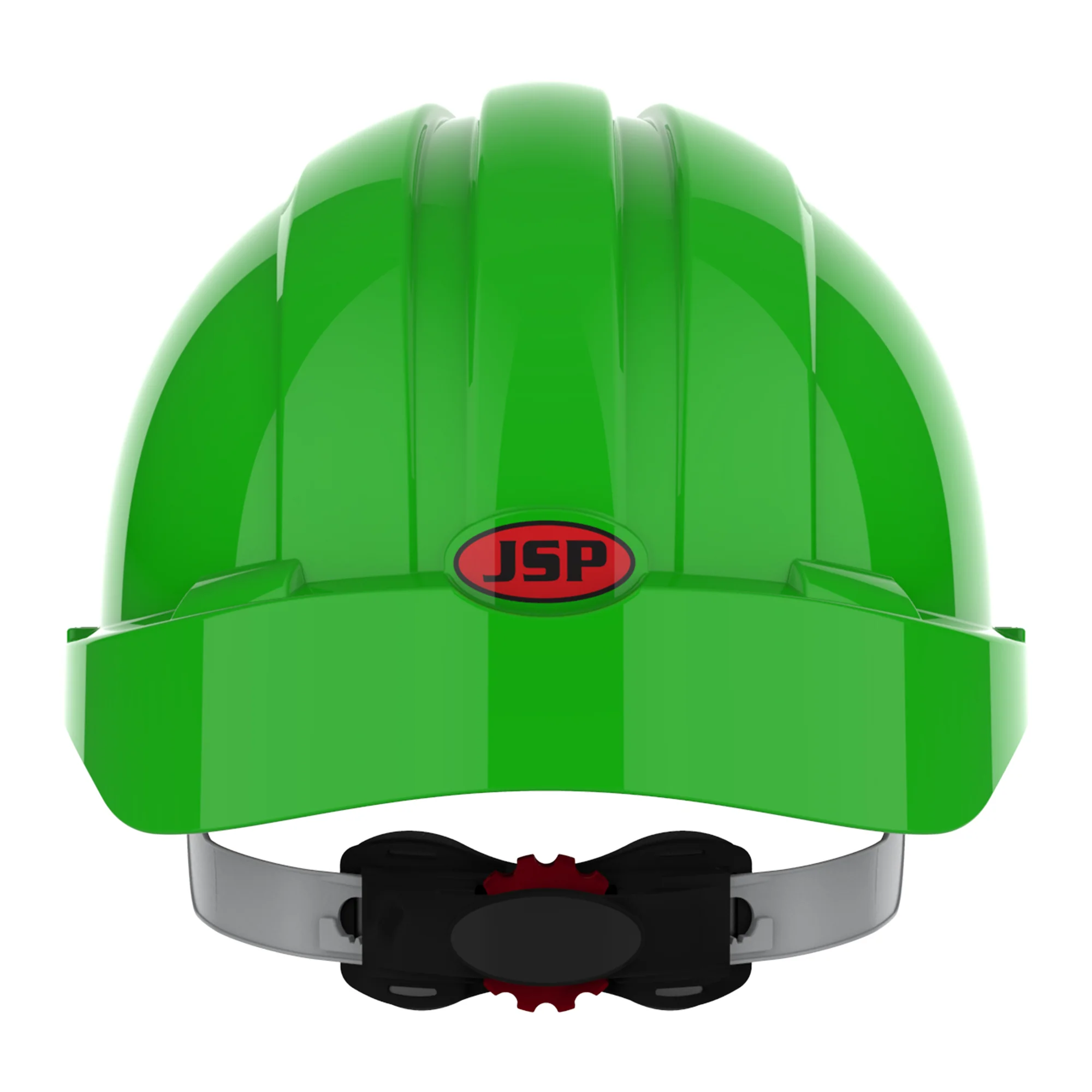 JSP EVO3 Safety Helmet - Micro Peak - Wheel Ratchet - Vented - Green - Image 4