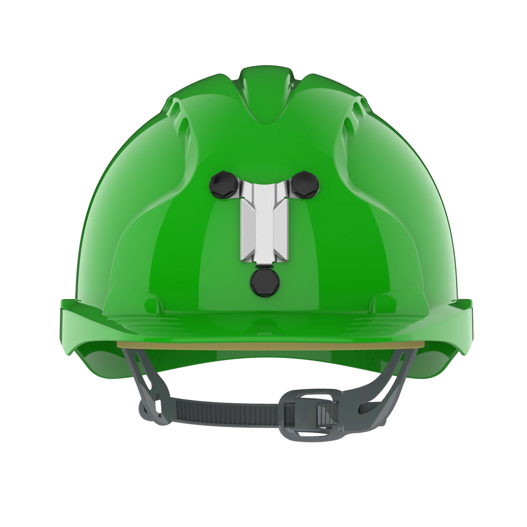 JSP EVO3 Safety Helmet - Slip Ratchet - 3 Point Miners - Green - Image 2