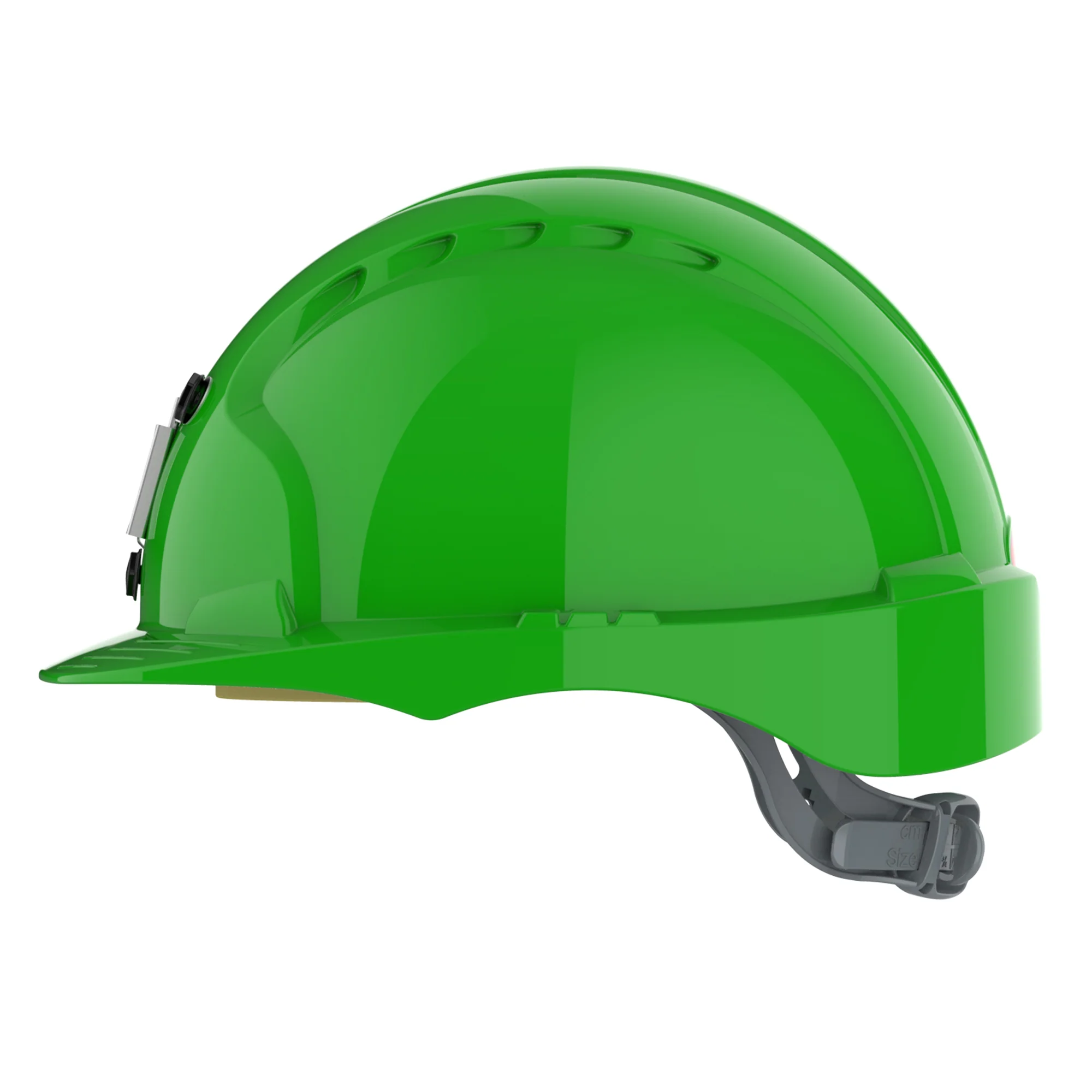 JSP EVO3 Safety Helmet - Slip Ratchet - 3 Point Miners - Green - Image 4