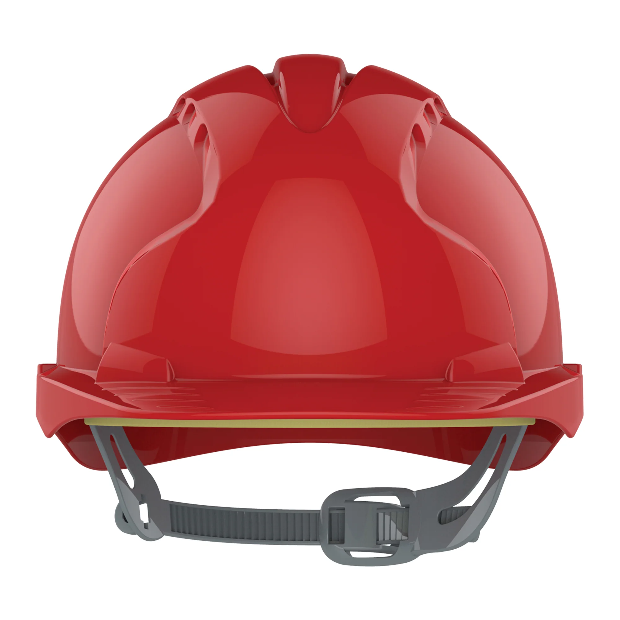 JSP EVO3 Safety Helmet - Slip Ratchet - Red - Image 2