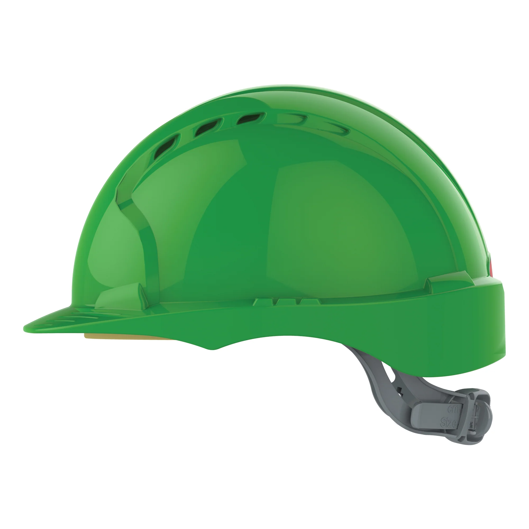 JSP EVO3 Safety Helmet - Slip Ratchet - Vented - Green - Image 3