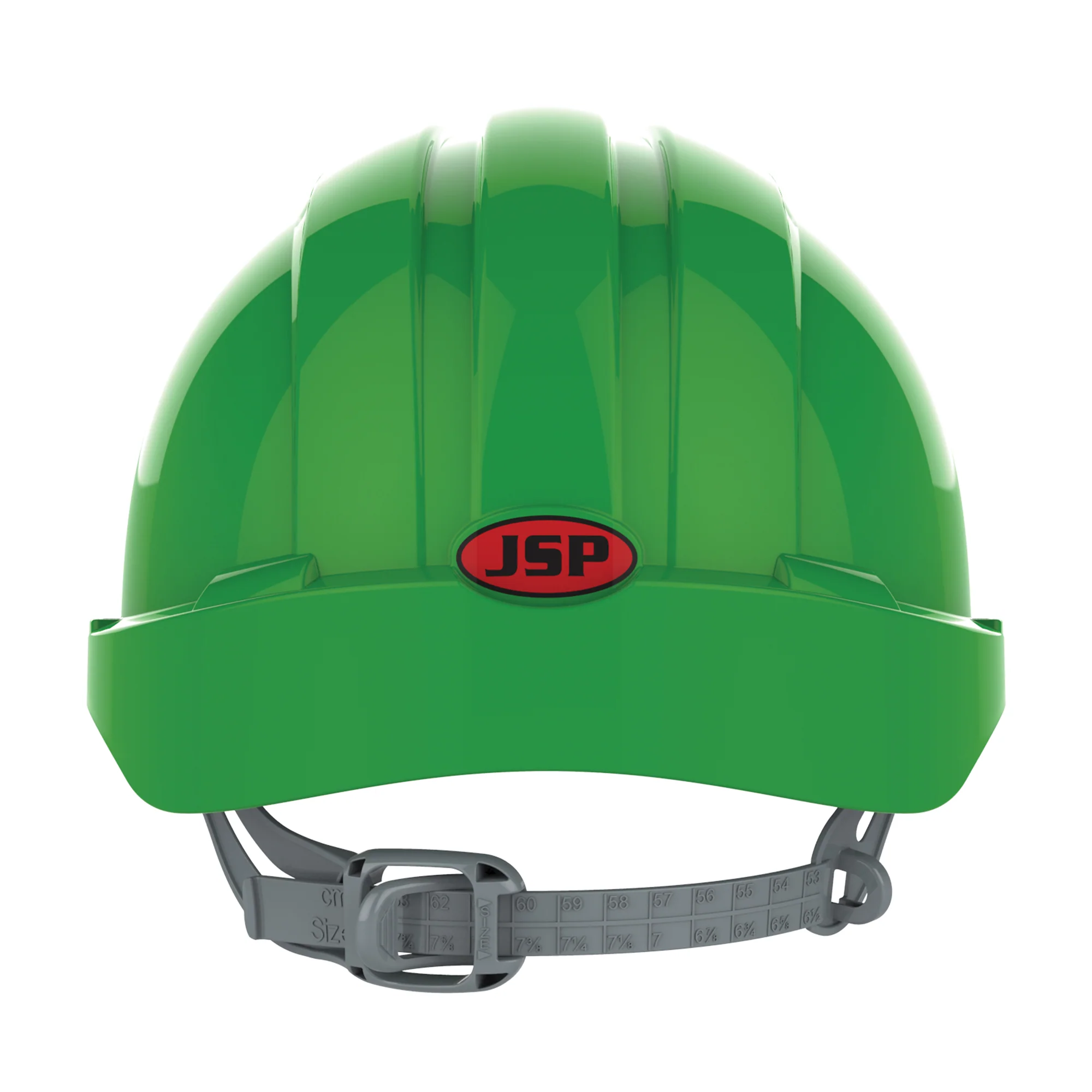 JSP EVO3 Safety Helmet - Slip Ratchet - Vented - Green - Image 4