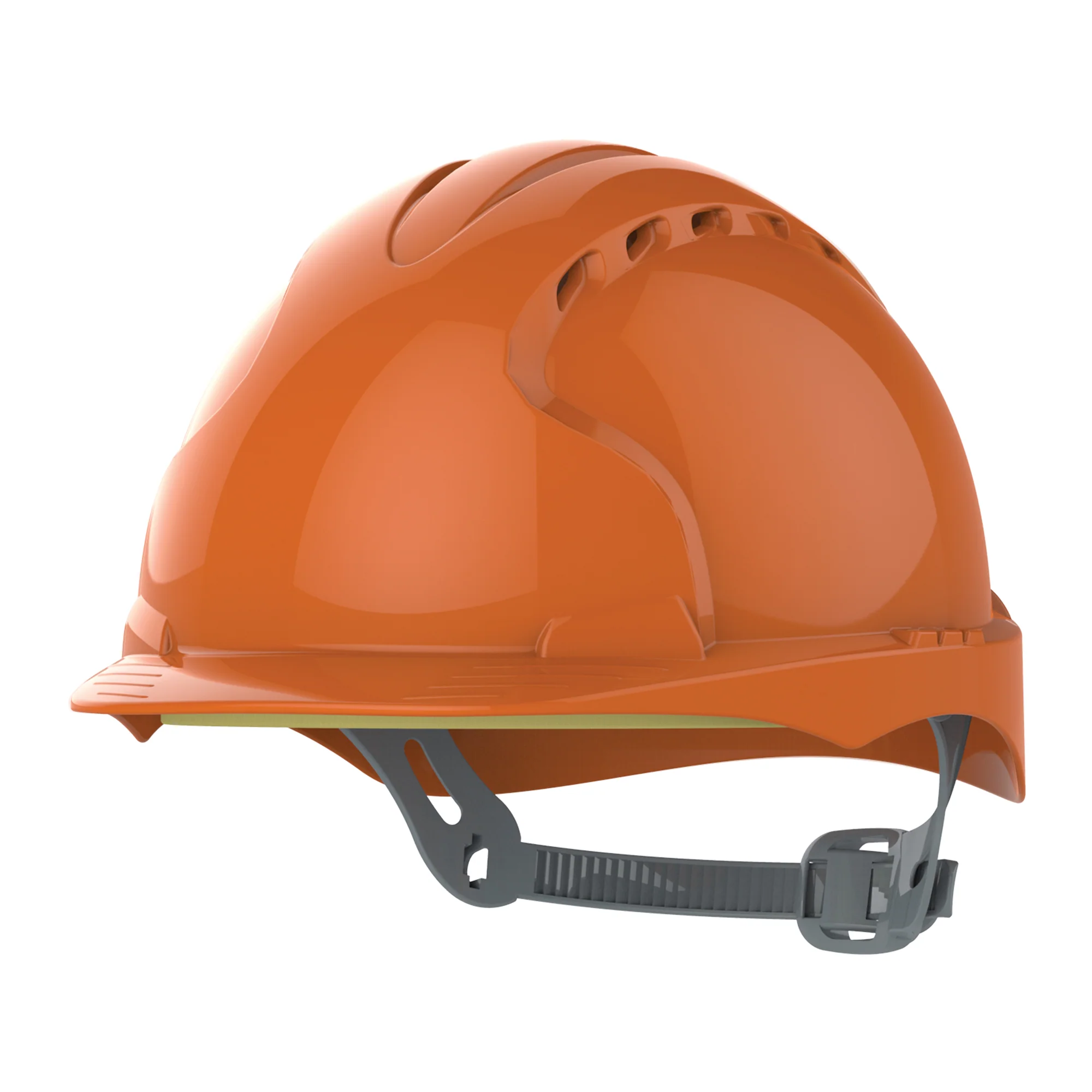 JSP EVO3 Safety Helmet - Slip Ratchet - Vented - Orange