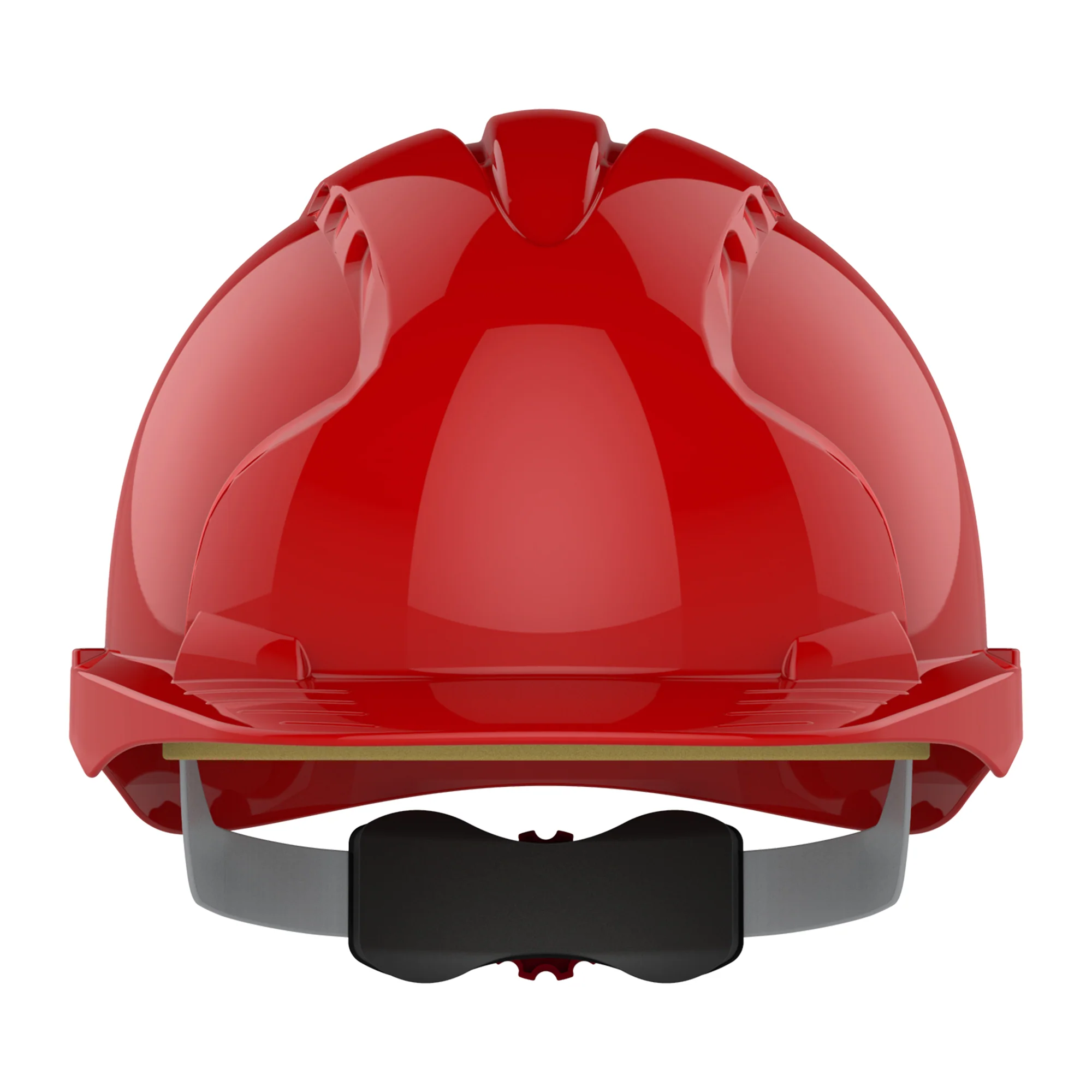 JSP EVO3 Safety Helmet - Wheel Ratchet - Red - Image 2