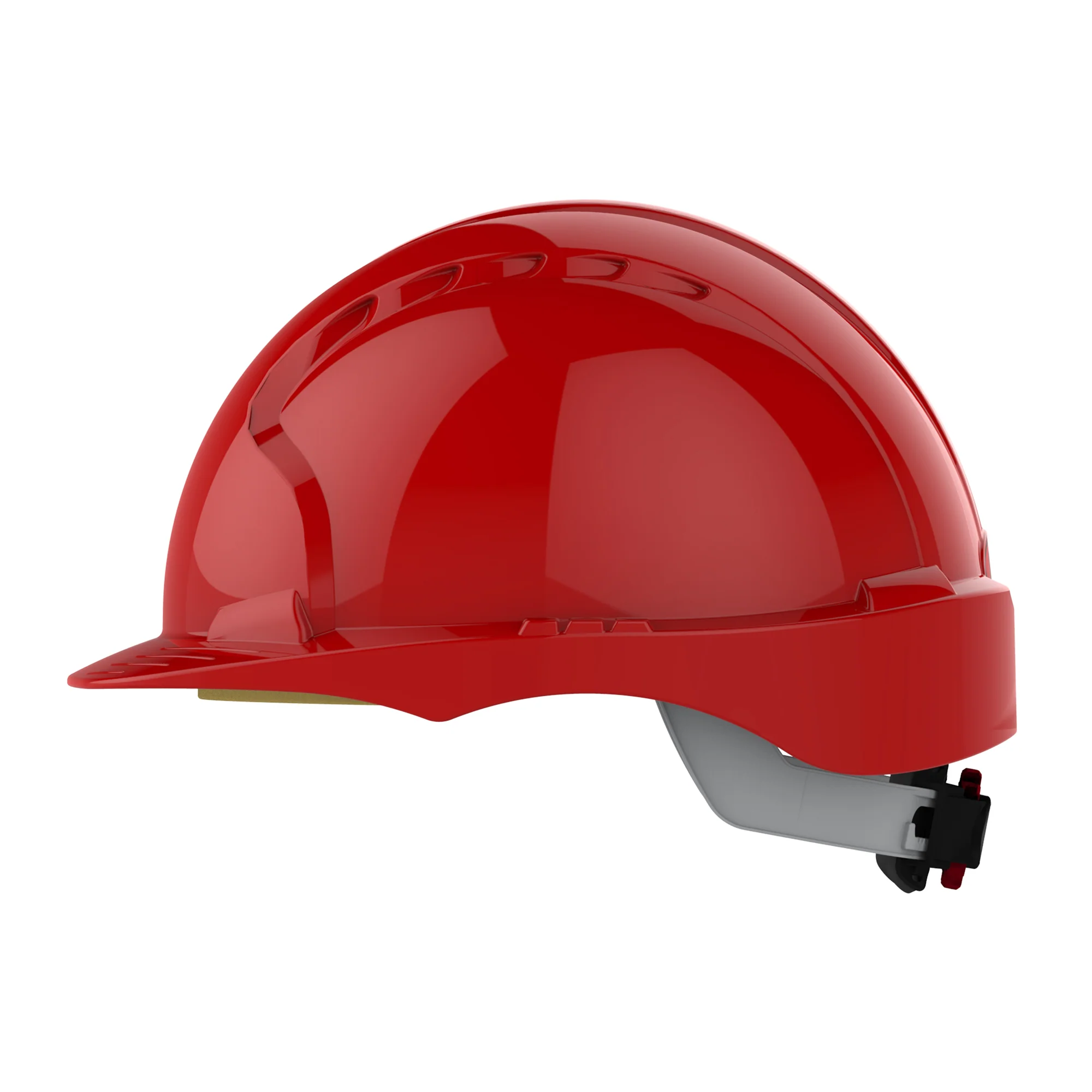 JSP EVO3 Safety Helmet - Wheel Ratchet - Red - Image 3