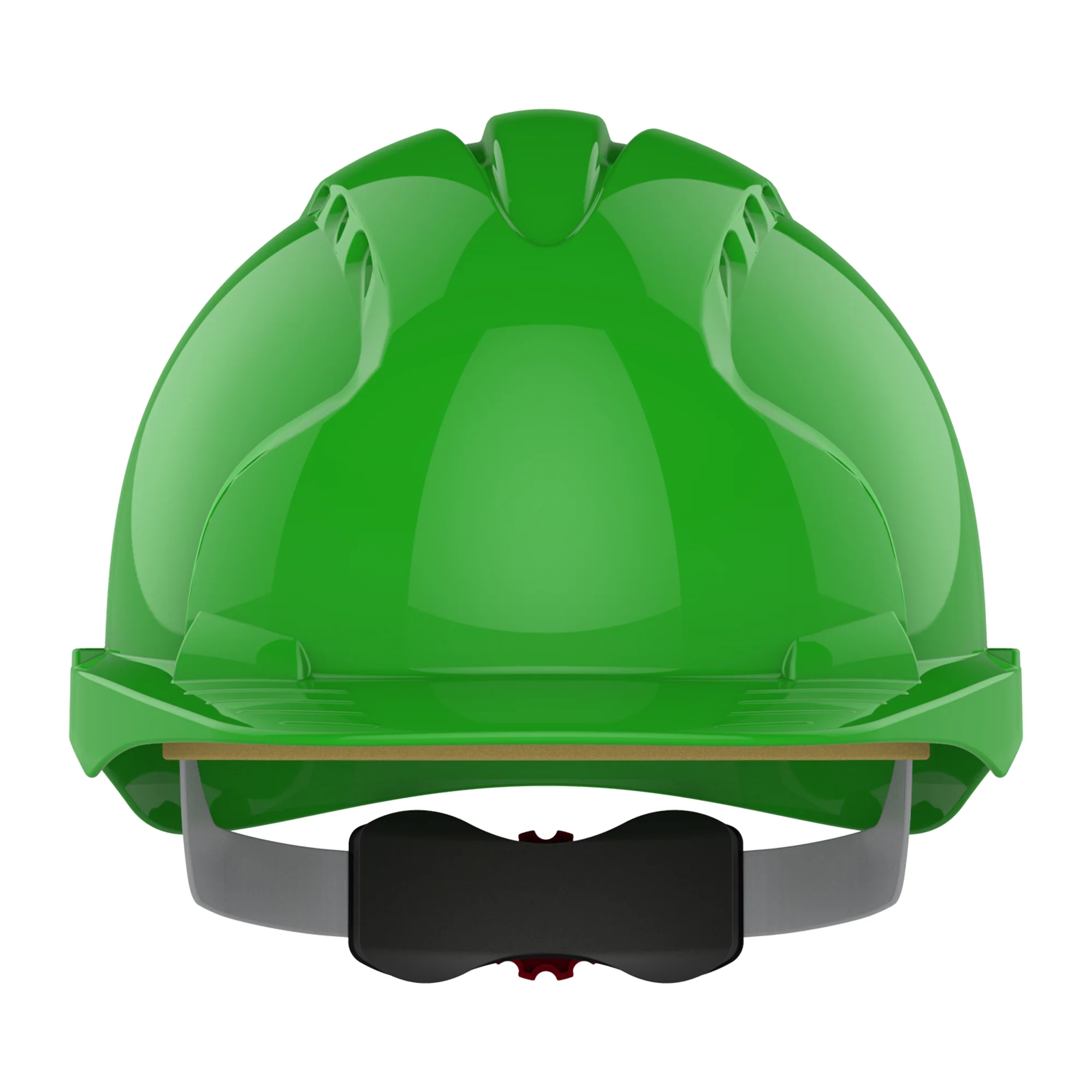 JSP EVO3 Safety Helmet - Wheel Ratchet - Vented - Green - Image 2